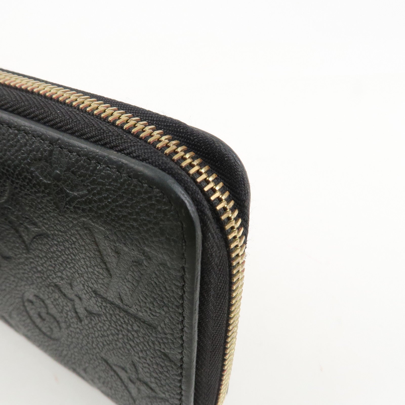 Louis Vuitton Monogram Empreinte Leather Round Zippy Wallet M61864 Used