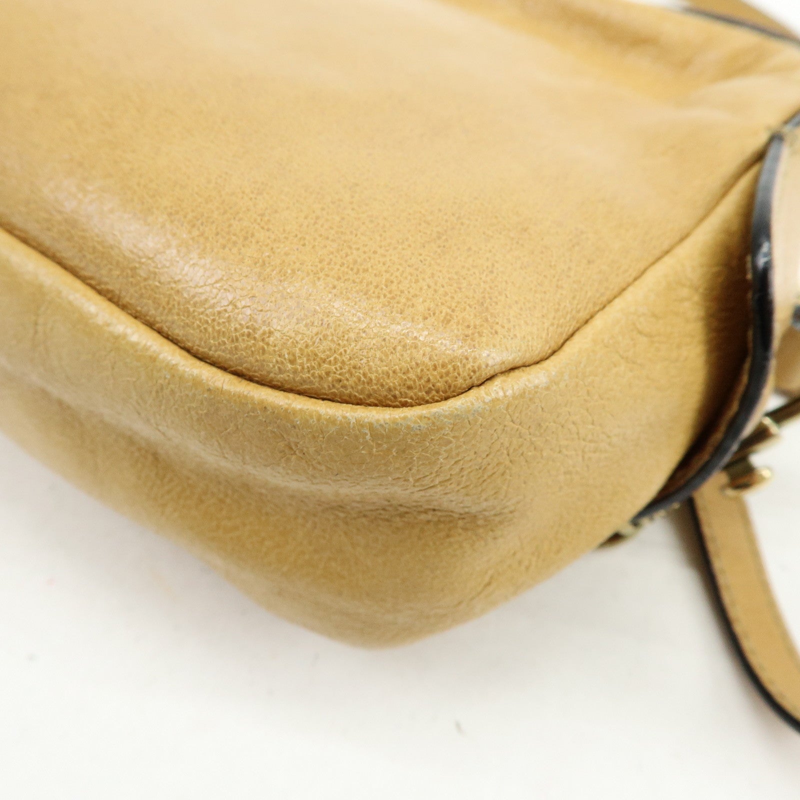 Chloe Shadow Leather 2Way Bag Shoulder Bag Light Brown