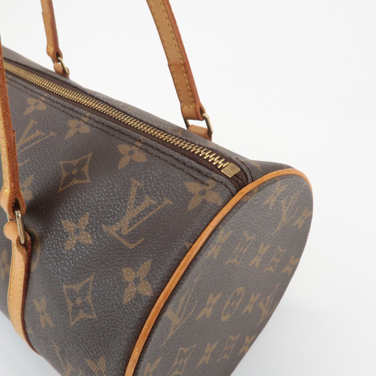 Louis Vuitton Monogram Papillon 30 Hand Bag New Style Brown M51385