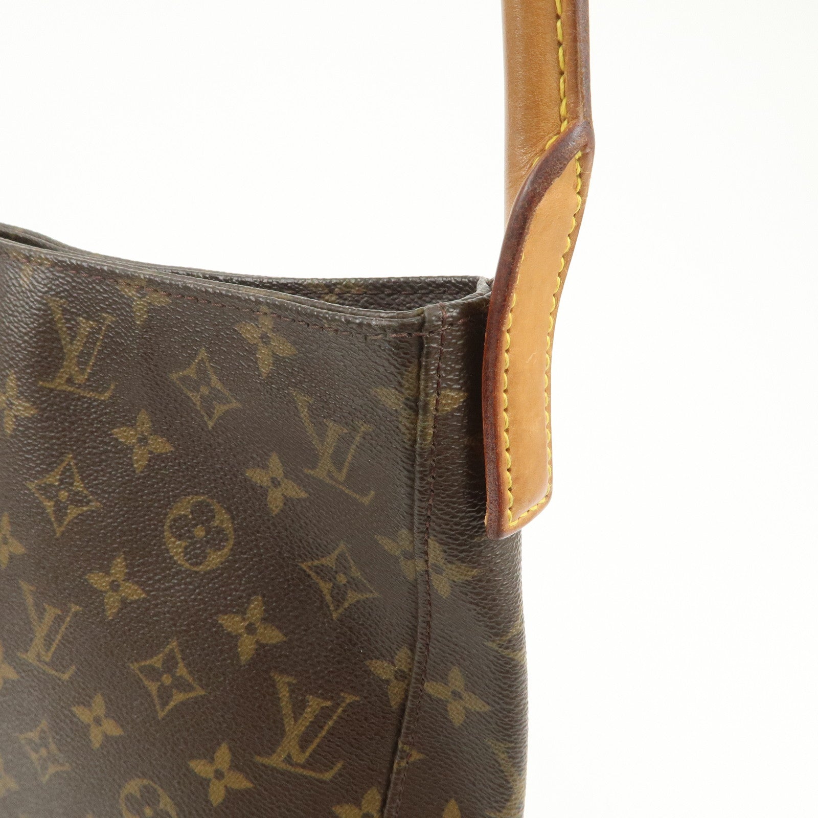 Louis Vuitton Monogram Looping GM Shoulder Bag Brown M51145