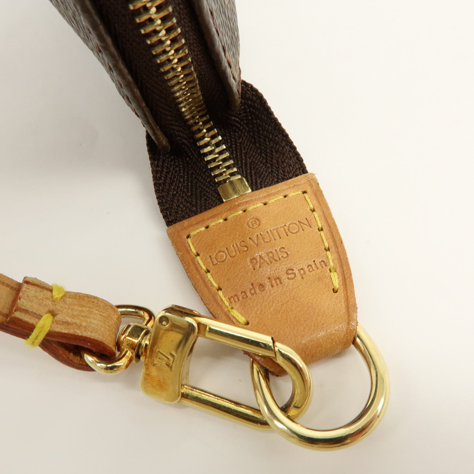 Louis Vuitton Monogram Pochette Accessoires Pouch Hand Bag M51980