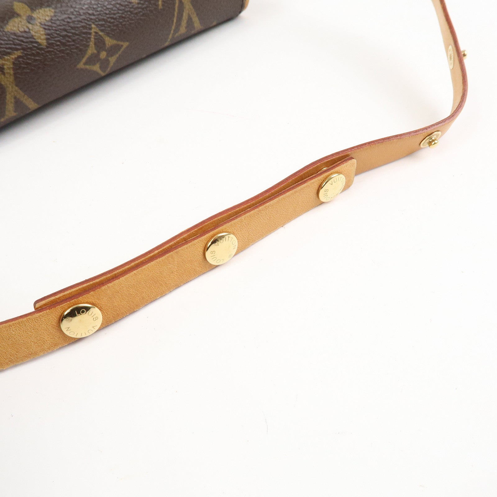 Louis Vuitton Monogram Pochette Florentine Waist Bag Belt XS M51855 Used