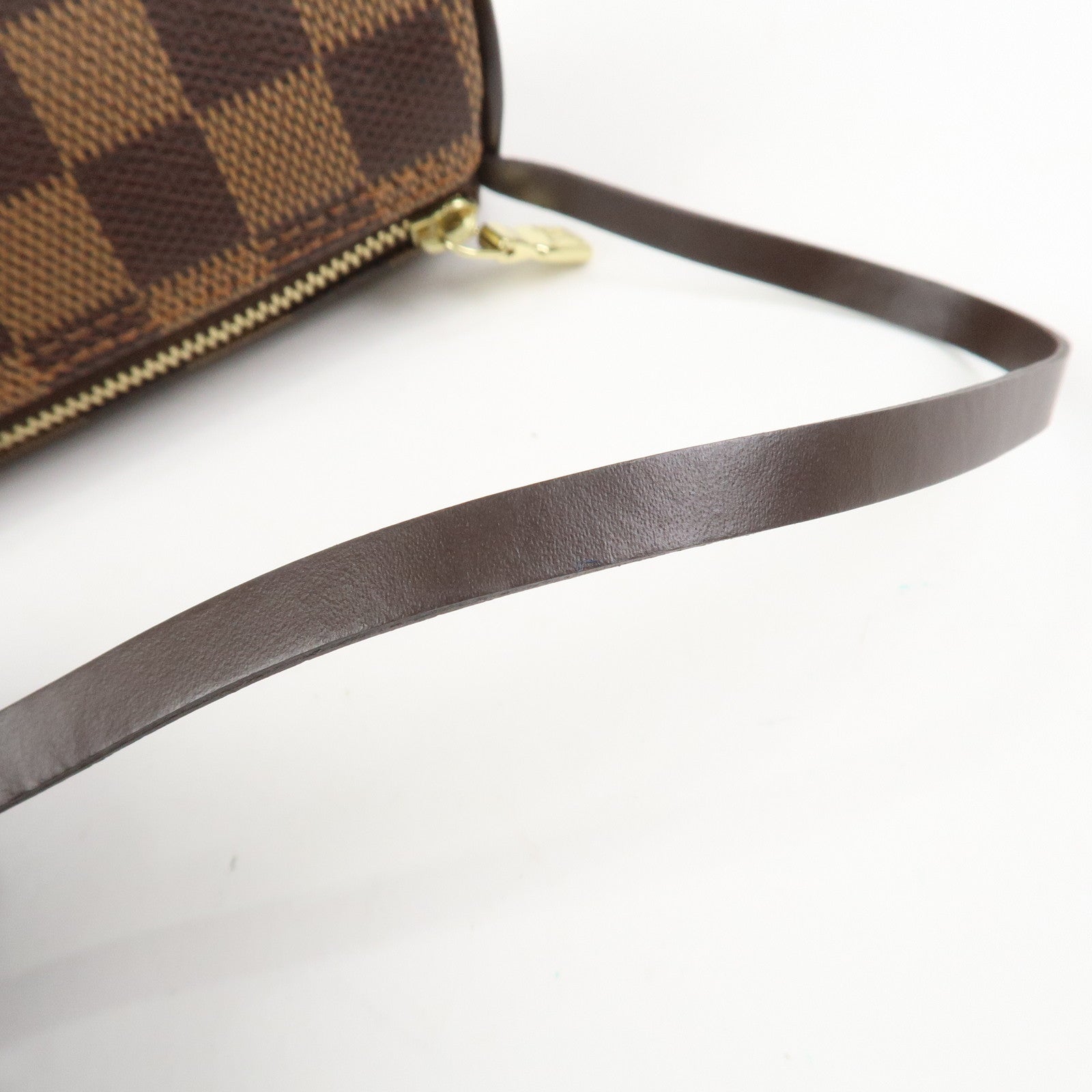 Louis Vuitton Damier Ebene Mini Pouch for Papillon Bag Brown