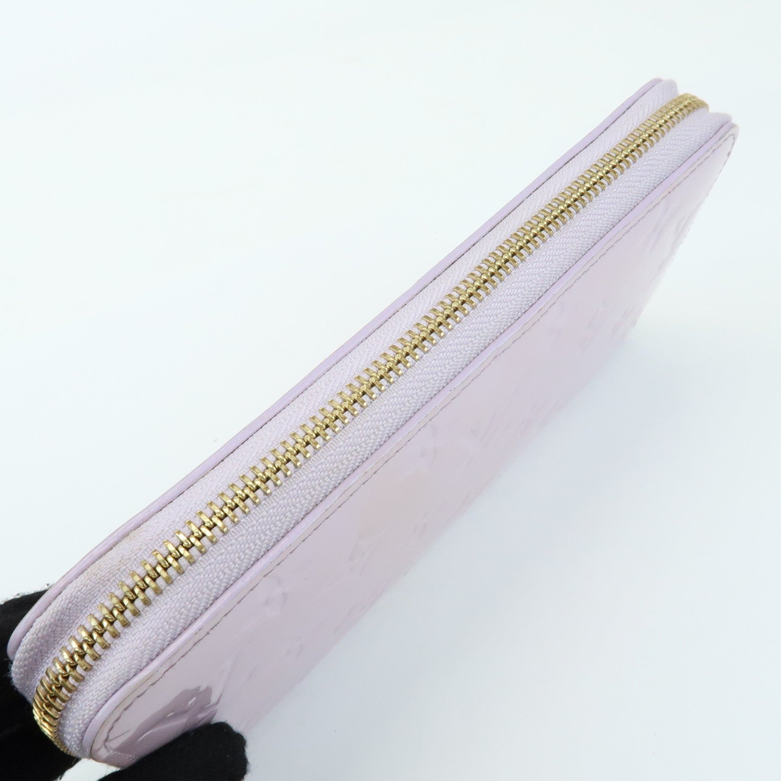 Louis Vuitton Monogram Vernis Long Wallet Glossy Lilac M82977