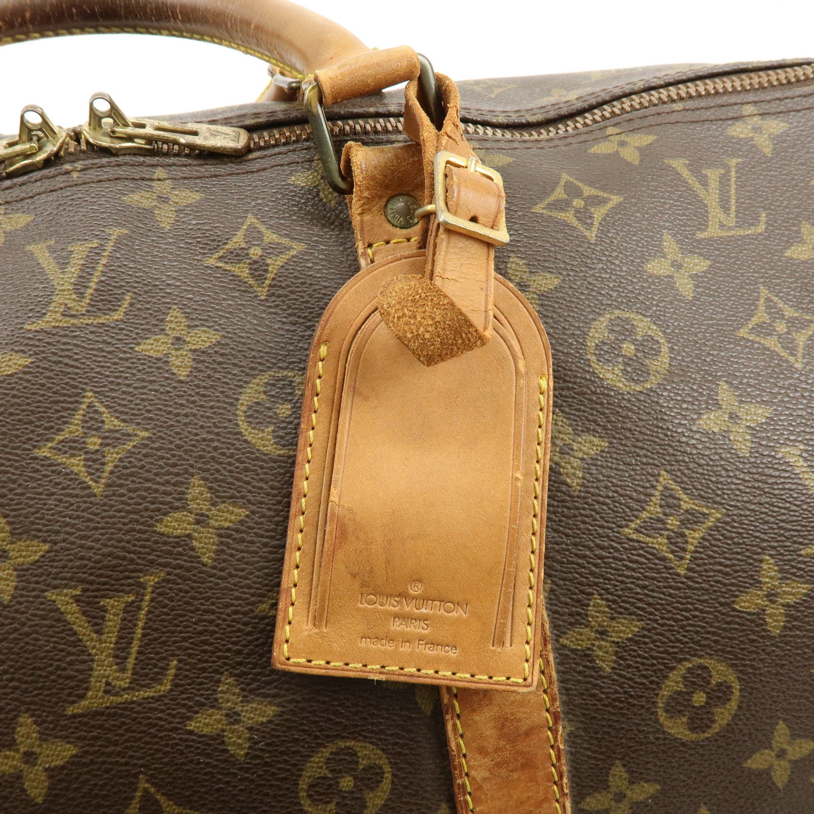 Louis Vuitton Monogram Keep All Bandouliere 60 Boston Bag M41412
