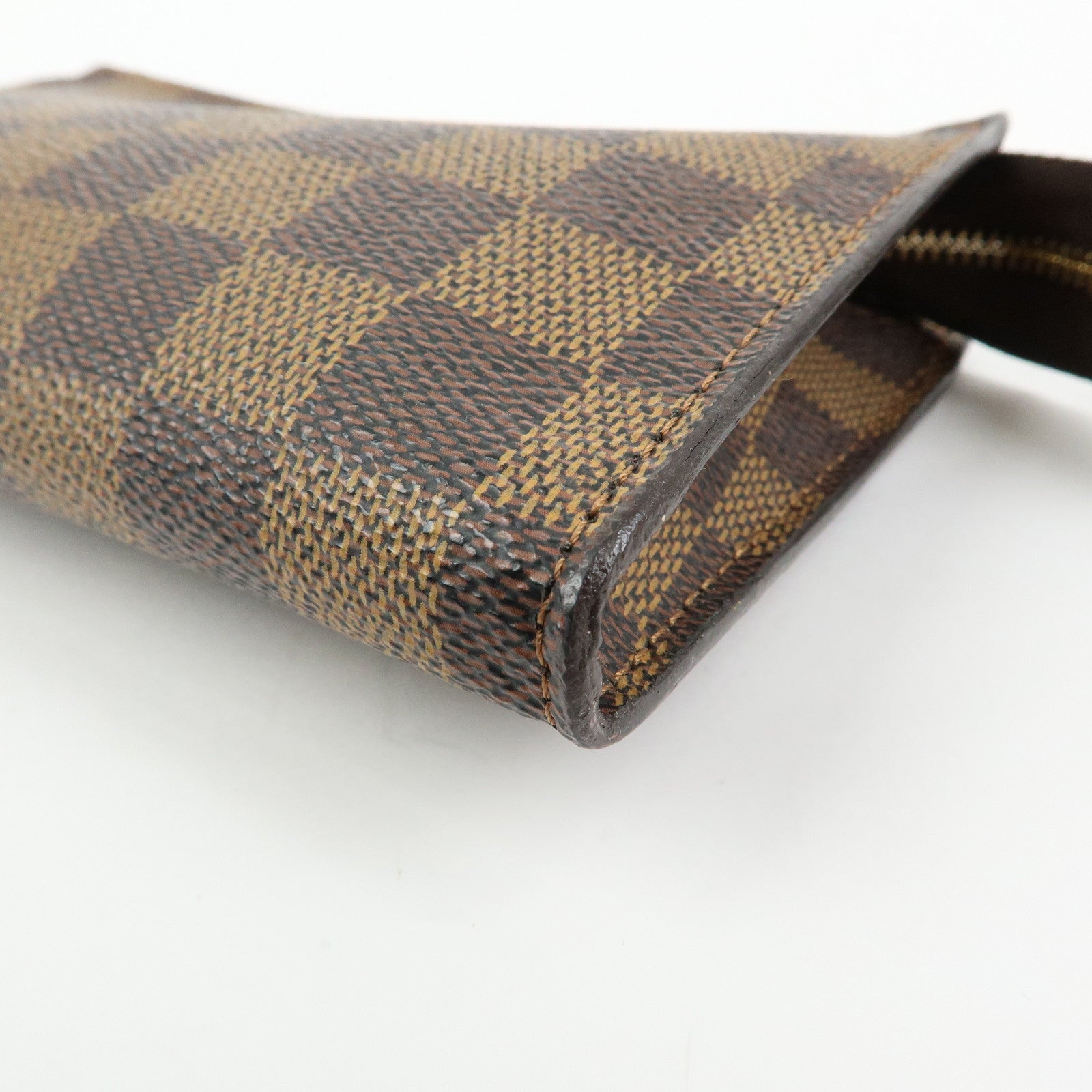 Louis Vuitton Damier Ebene Canvas Marais Bucket Pouch Cosmetic Case