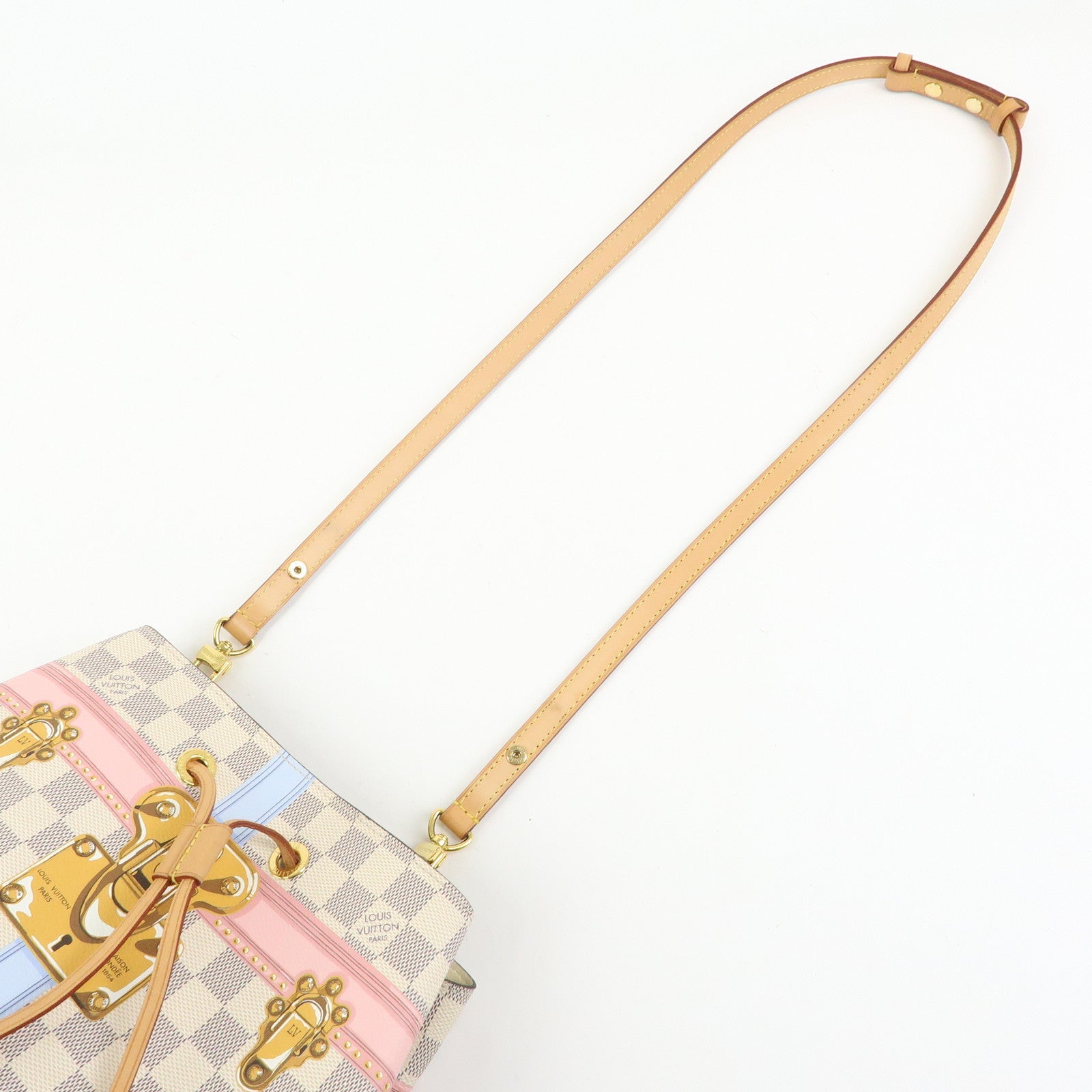 Louis Vuitton Damier Azur Neo Noe Hand Bag Trunk Collection N41066