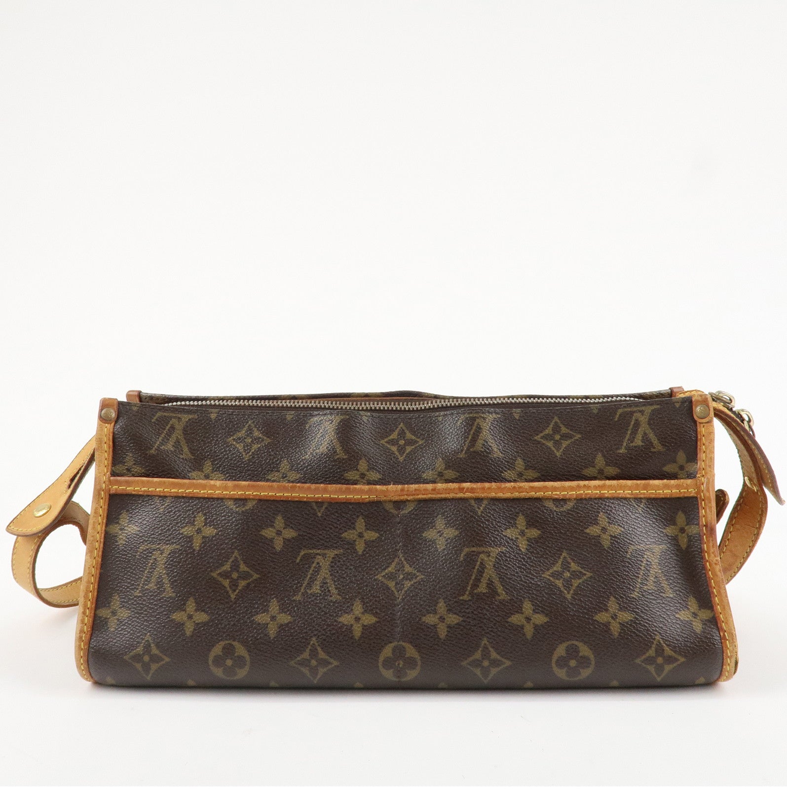 Louis Vuitton Monogram Popincourt Long Shoulder Bag Brown M40008 Used