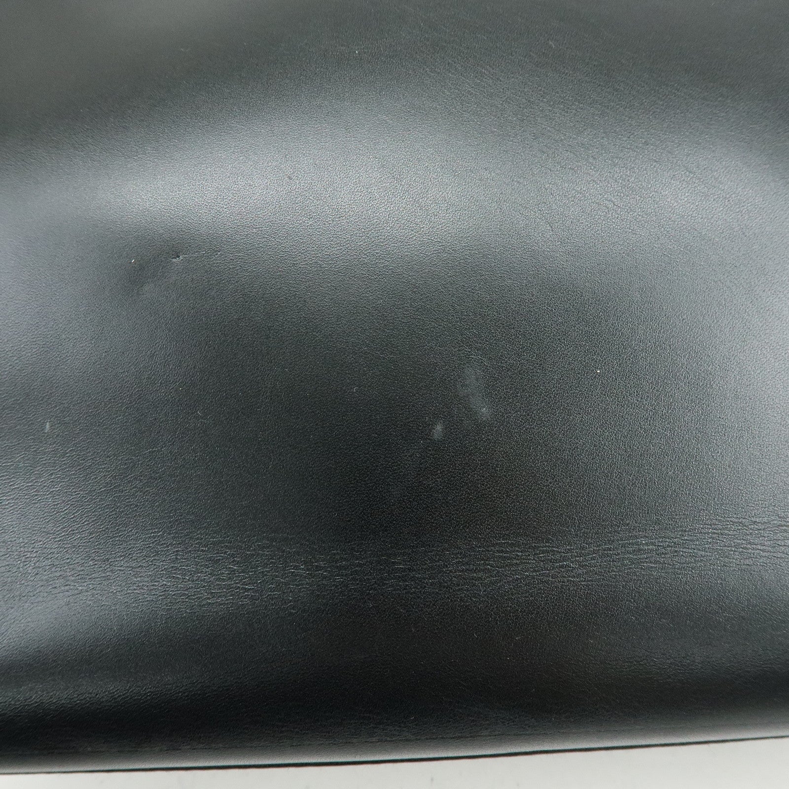 Ferragamo Gancini Leather Shoulder Bag Hand Bag Black