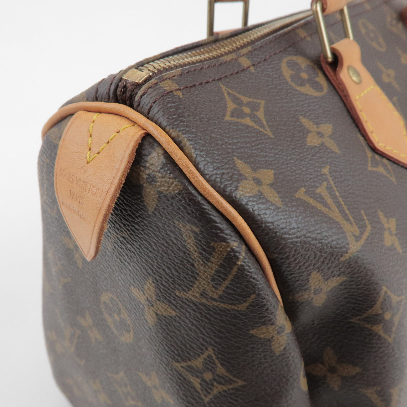 Louis Vuitton Monogram Speedy 30 Boston Bag Hand Bag Brown M41526