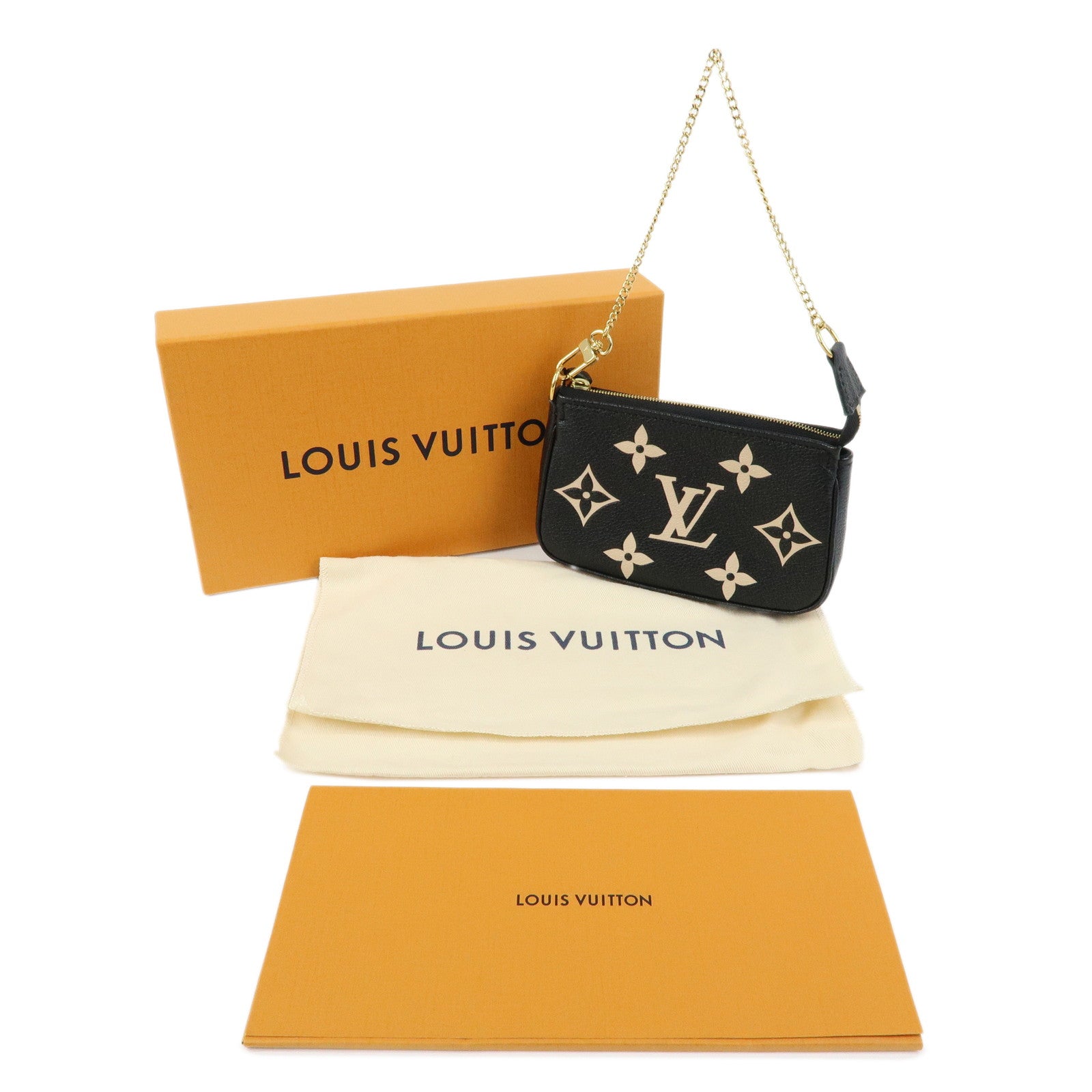Louis Vuitton Bi-Color Monogram Empreinte Mini Pochette Accessoires
