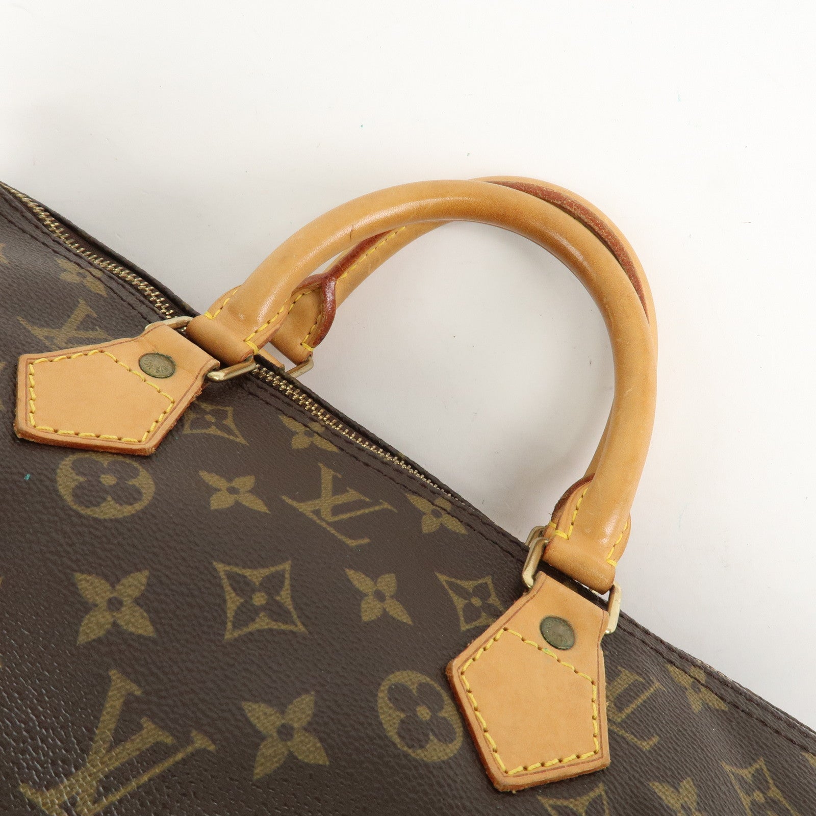 Louis Vuitton Monogram Speedy 40 Hand Bag Boston Bag M41522 Used
