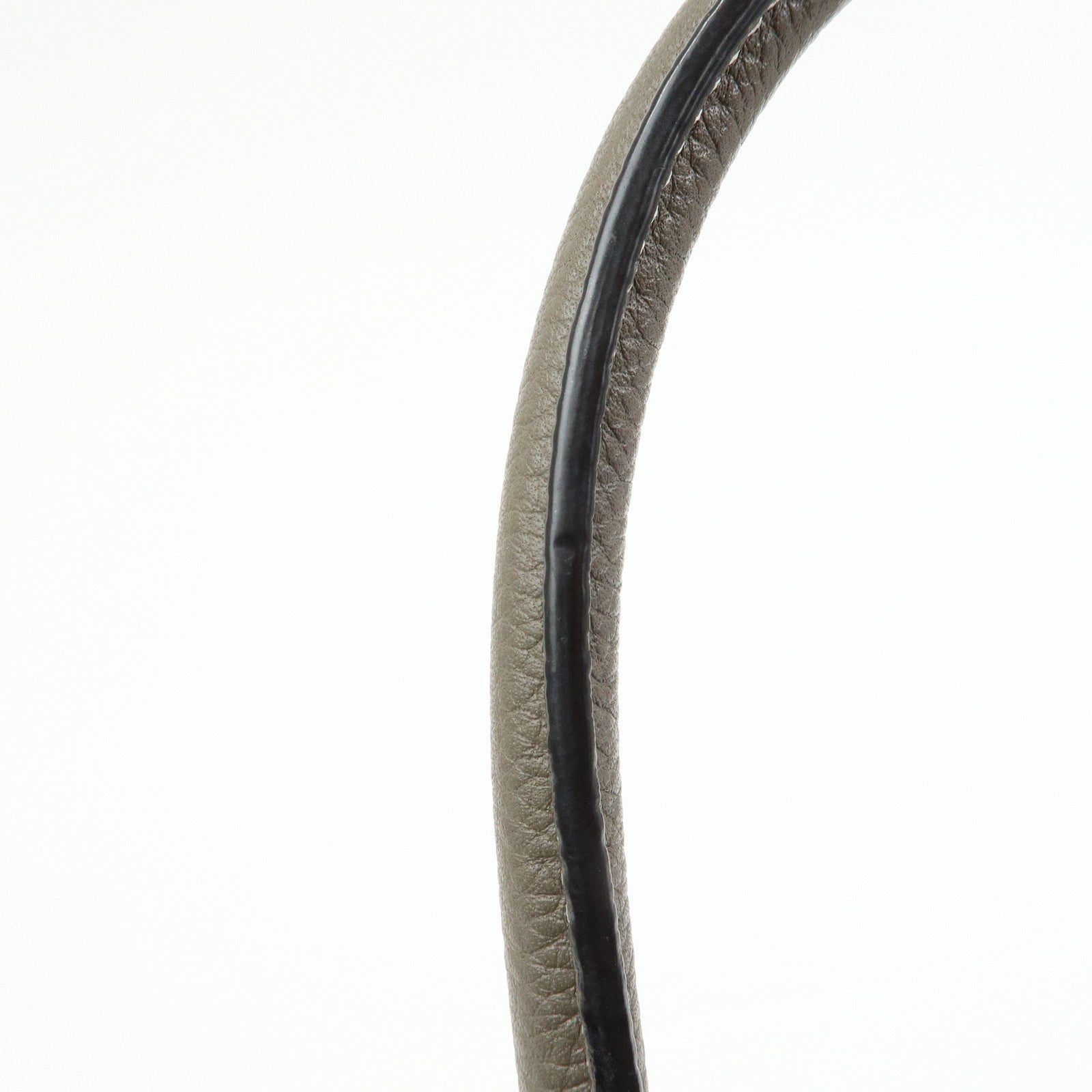 CELINE Luggage Micro Shopper Calf Leather Hand Bag Gray