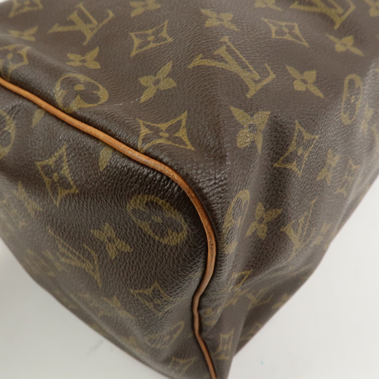 Louis Vuitton Monogram Speedy 40 Hand Bag Boston Bag Brown M41522