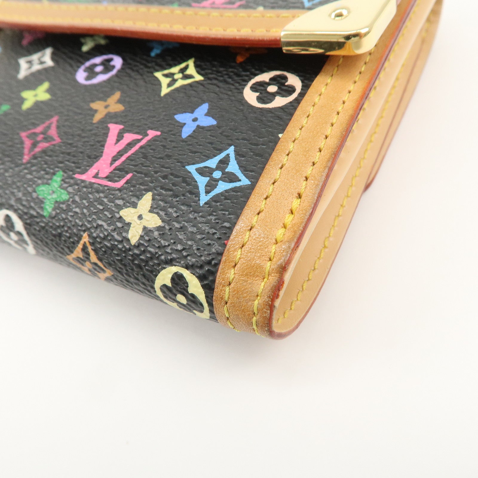 Louis Vuitton Monogram Porte Monnaie Billets Carte Credit M92984 Used