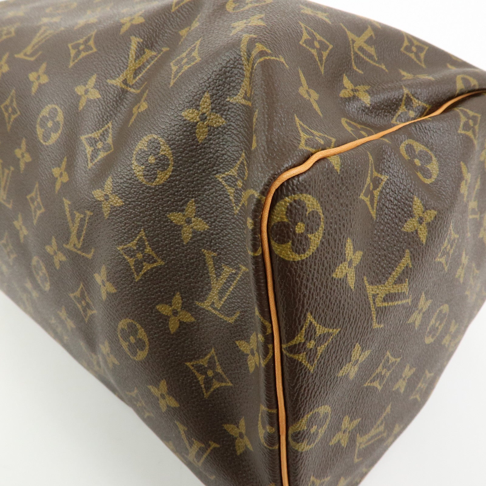 Louis Vuitton Monogram Speedy 40 Hand Bag Boston Bag Brown M41522