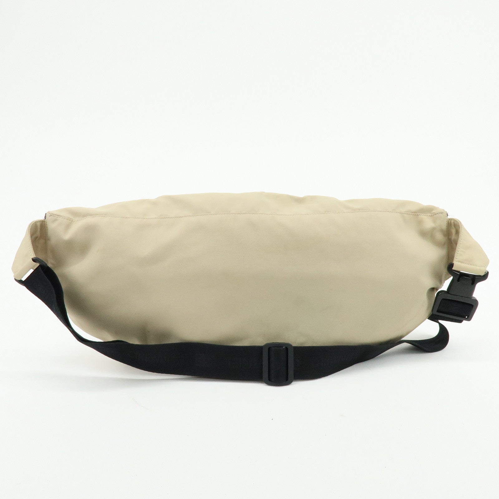 CHANEL Sports Line Nylon Banana Bag Waist Bag Crossbody Bag Beige