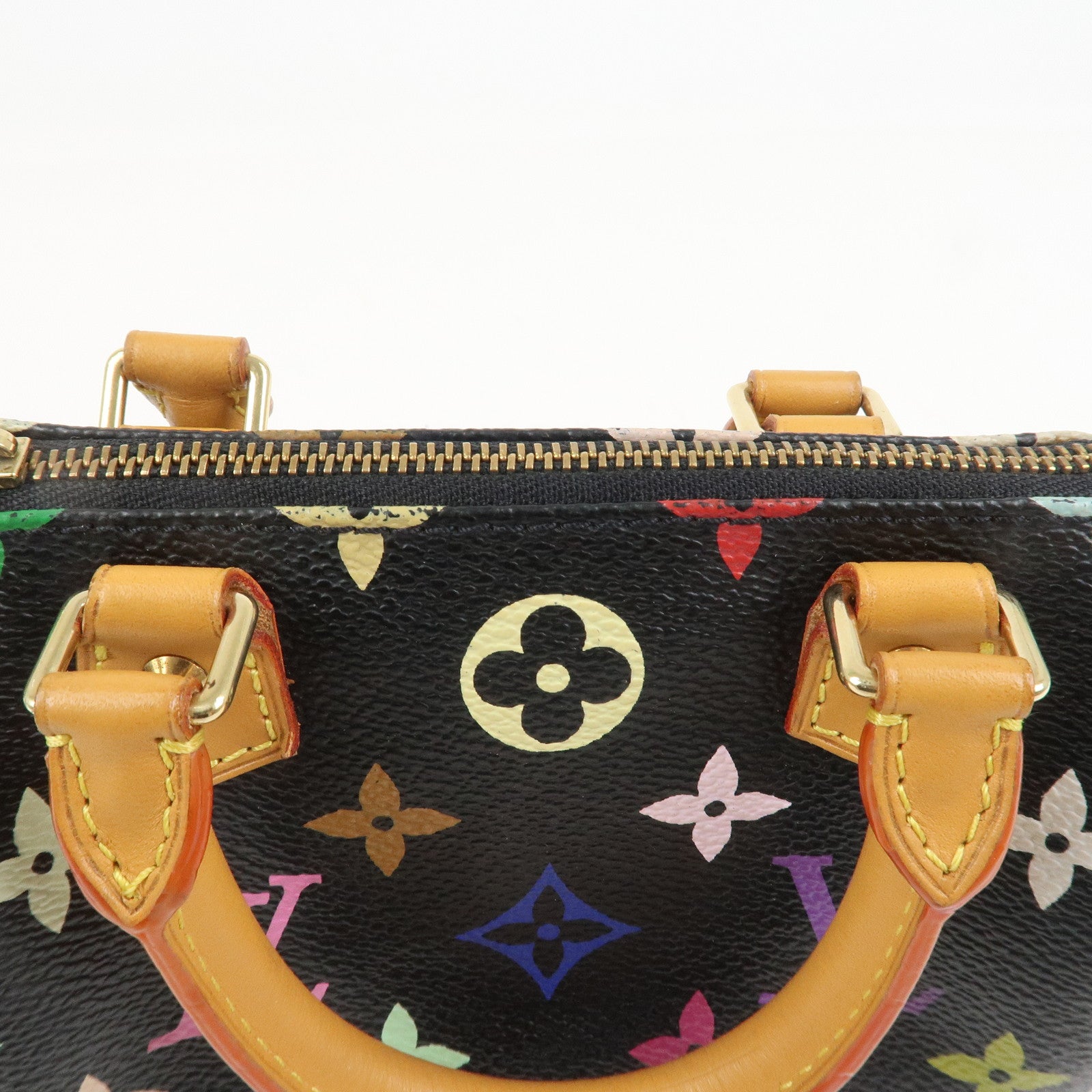 Louis Vuitton Monogram Multicolor Mini Speedy Mini Bag Noir M92644
