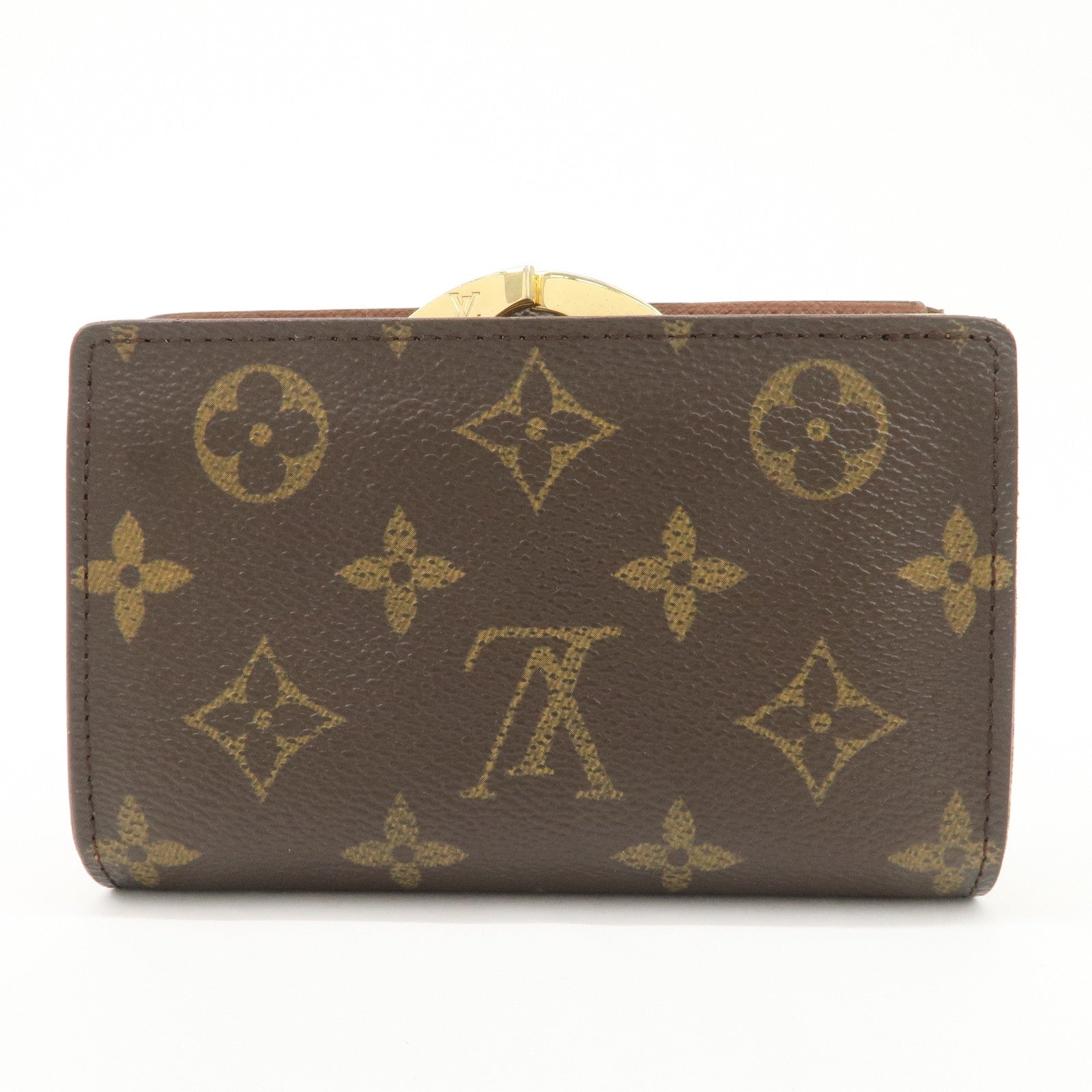 Louis Vuitton Monogram Portefeuille Viennois Wallet Brown M61674 Used