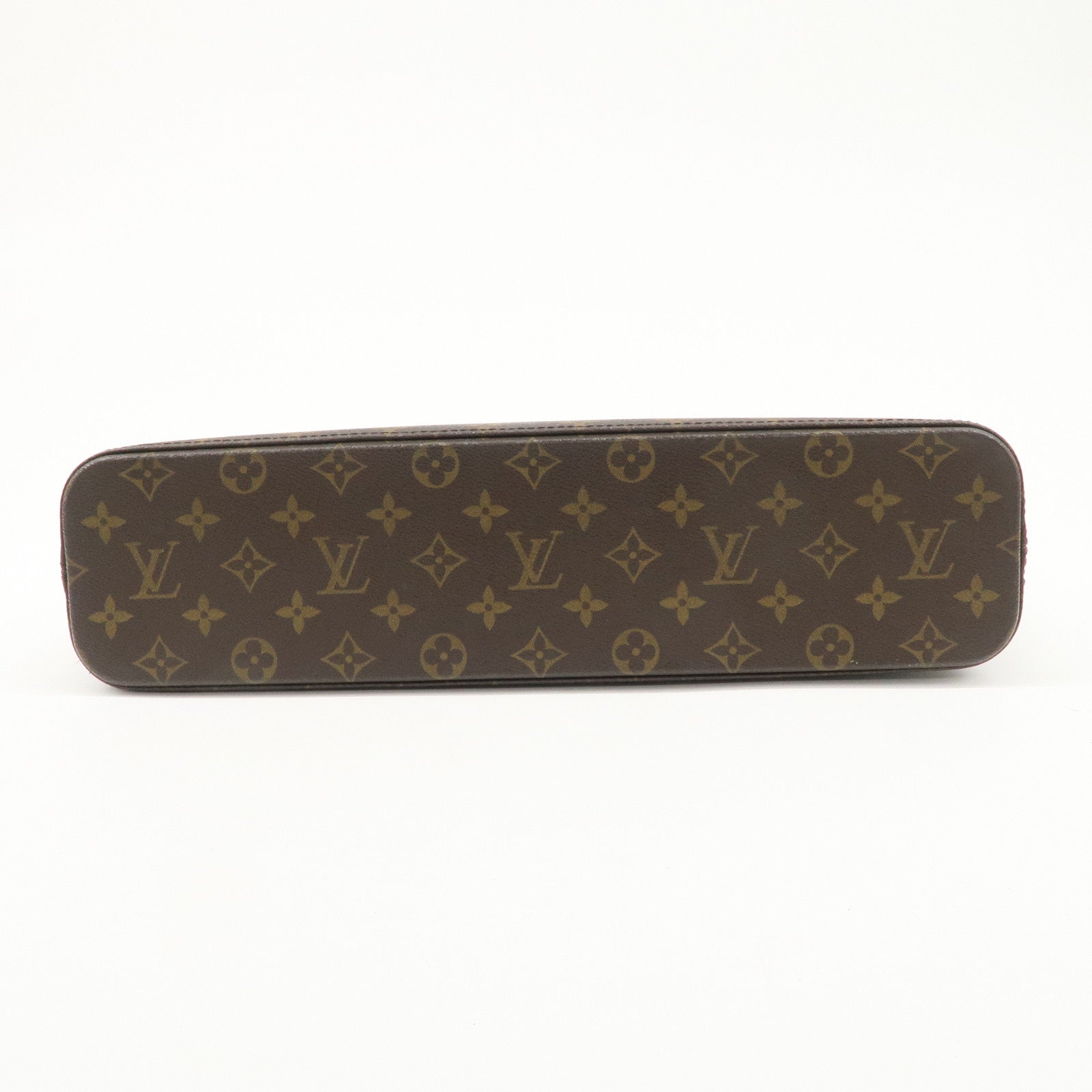 Louis Vuitton Monogram Luco Tote Bag Hand Bag Brown M51155 Used