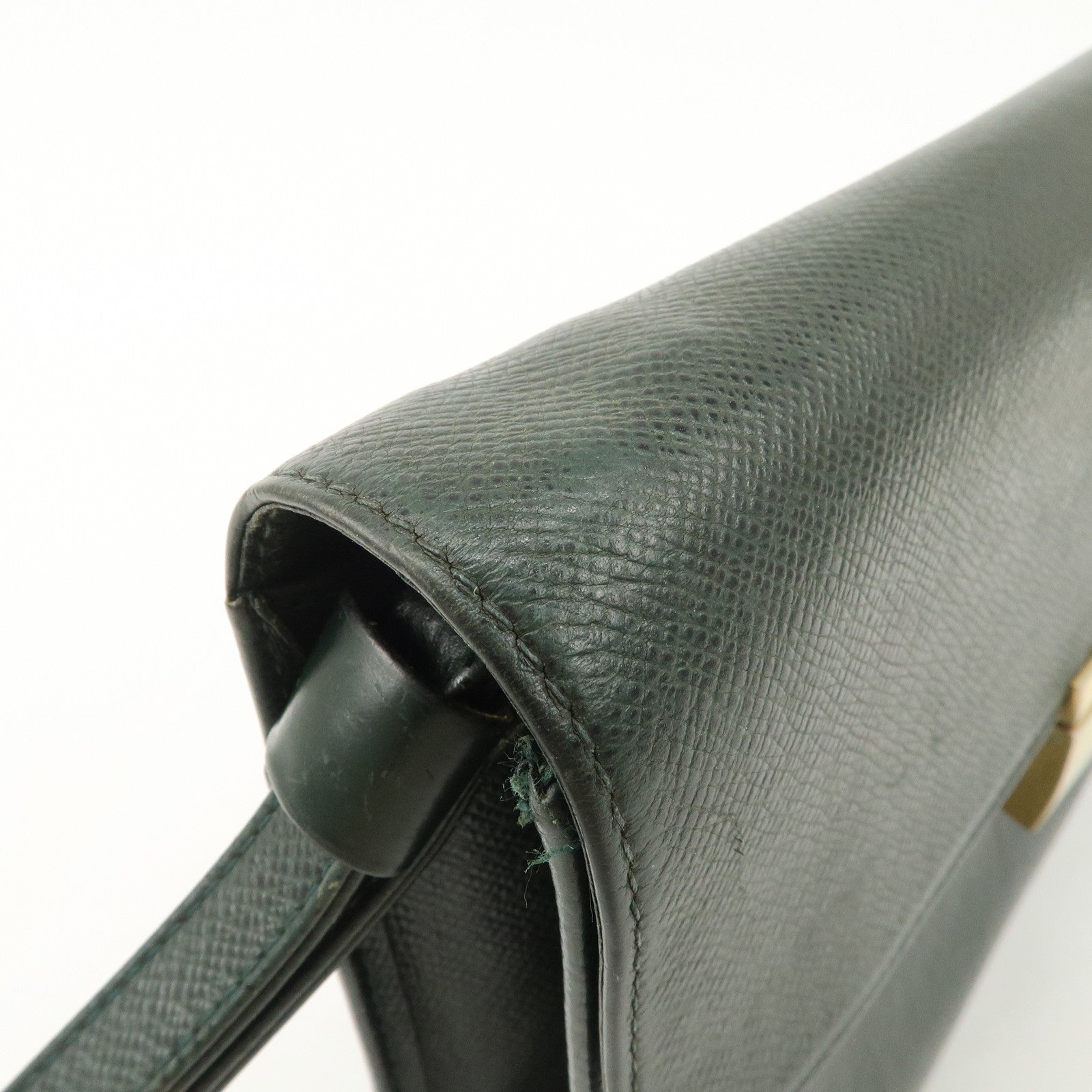 Louis Vuitton Taiga Leather Selenga Clutch Bag Epicea M30784 Used