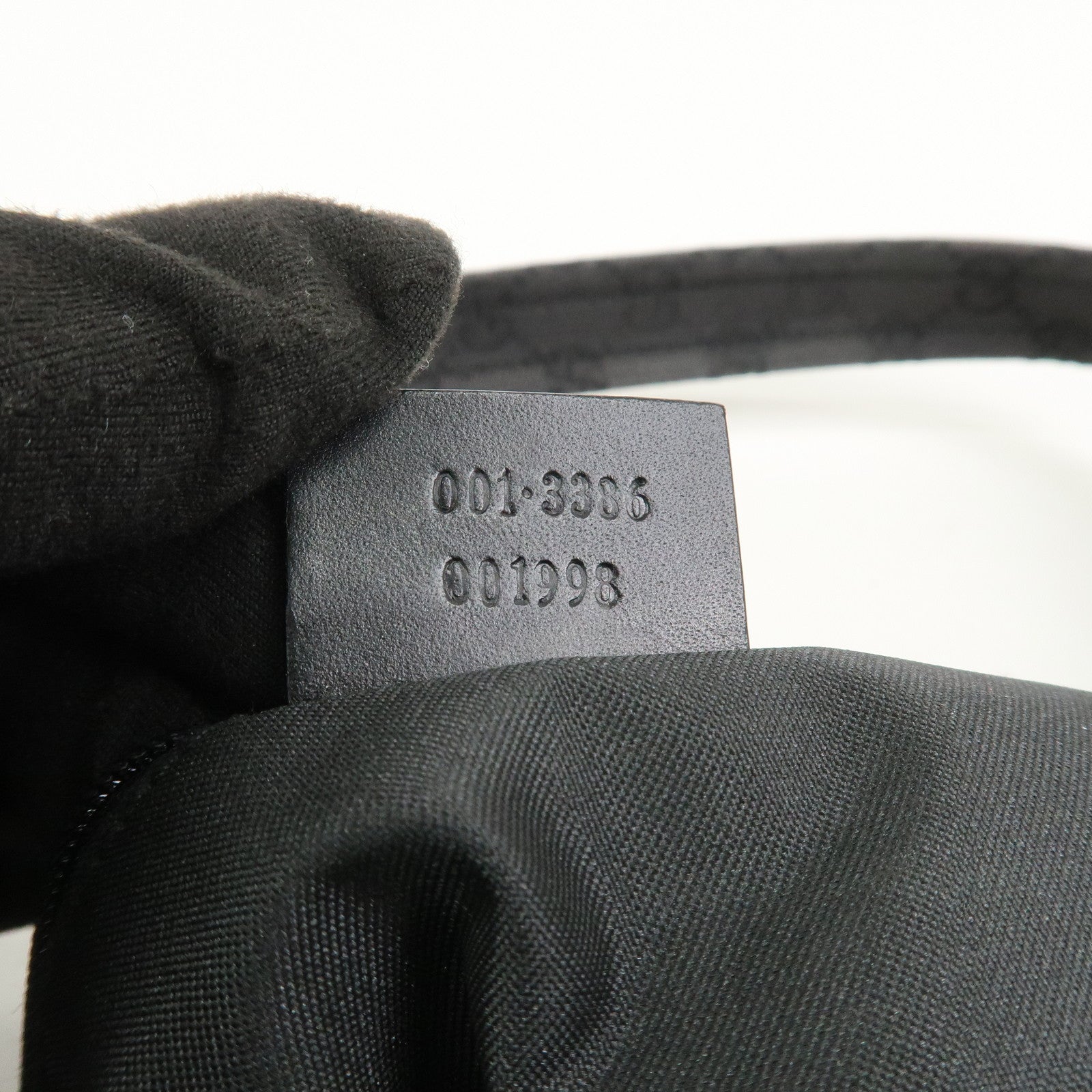 GUCCI GG Canvas Leather Shoulder Bag Hand Bag Brown 001・3386