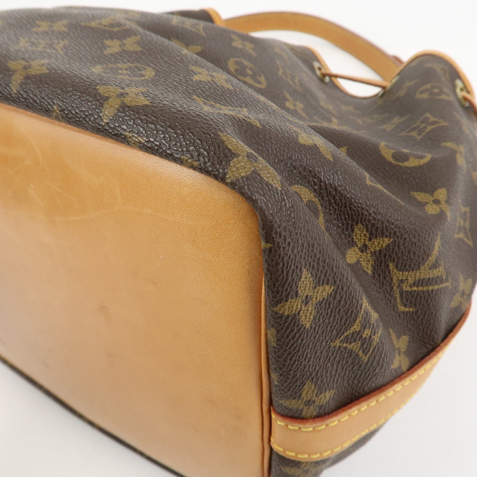 Louis Vuitton Monogram Petit Noe Shoulder Bag Brown M42226