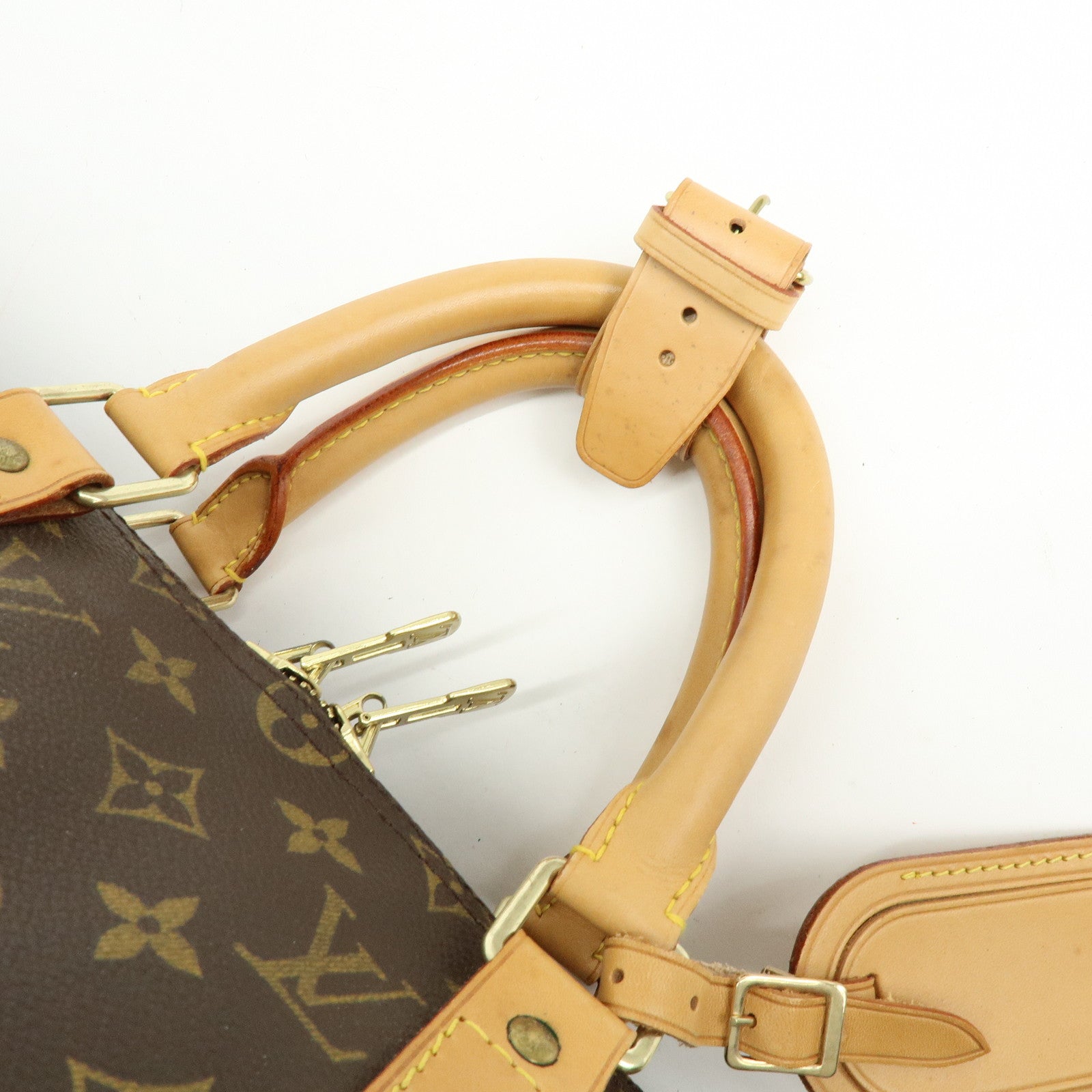 Louis Vuitton Monogram Keep All Bandouliere 50 Boston Bag M41416
