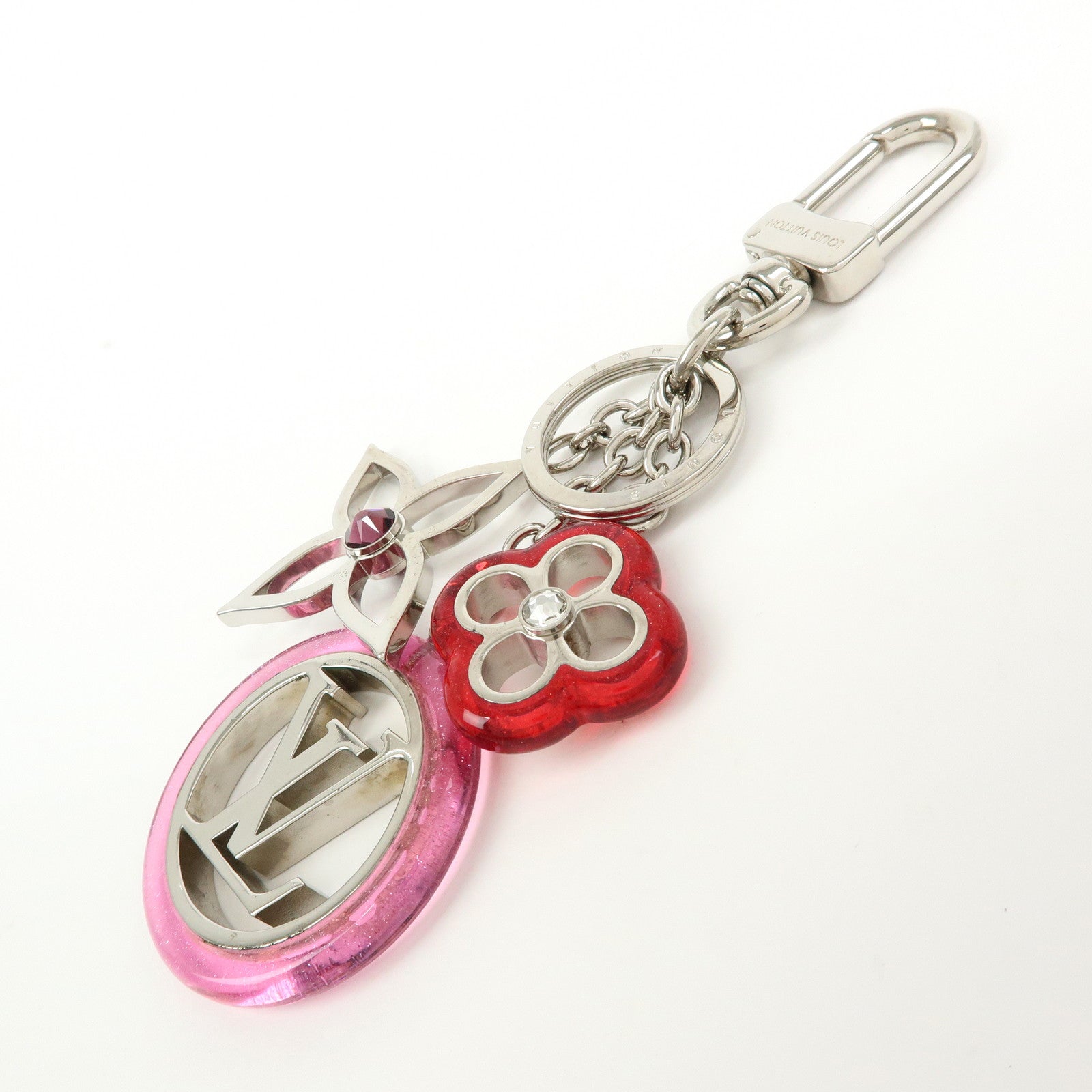 Louis Vuitton Porte Cles Colorline Strass Key Holder Charm M67357