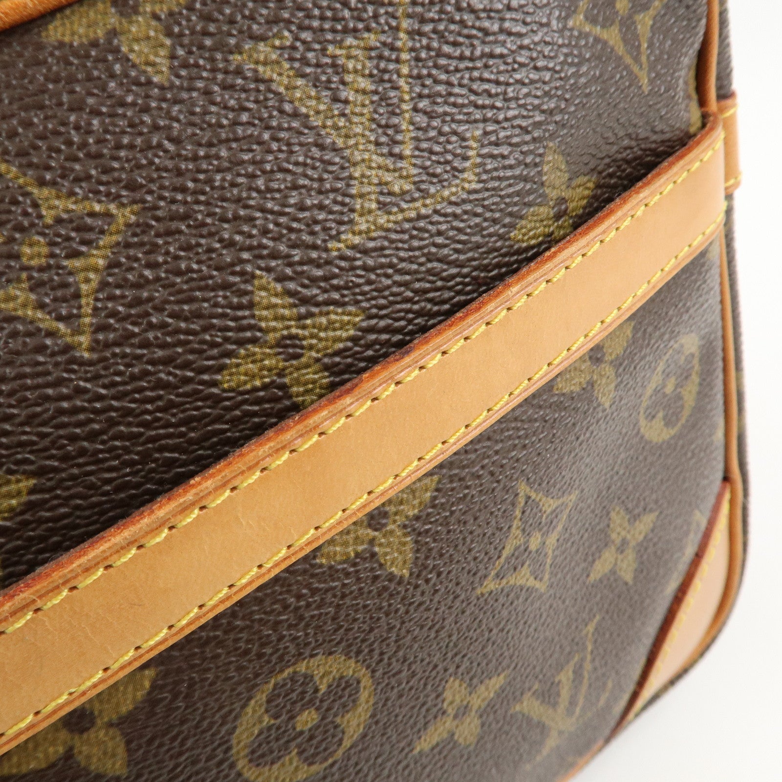 Louis Vuitton Monogram Compiegne 28 Pouch Clutch Bag Brown M51845 Used