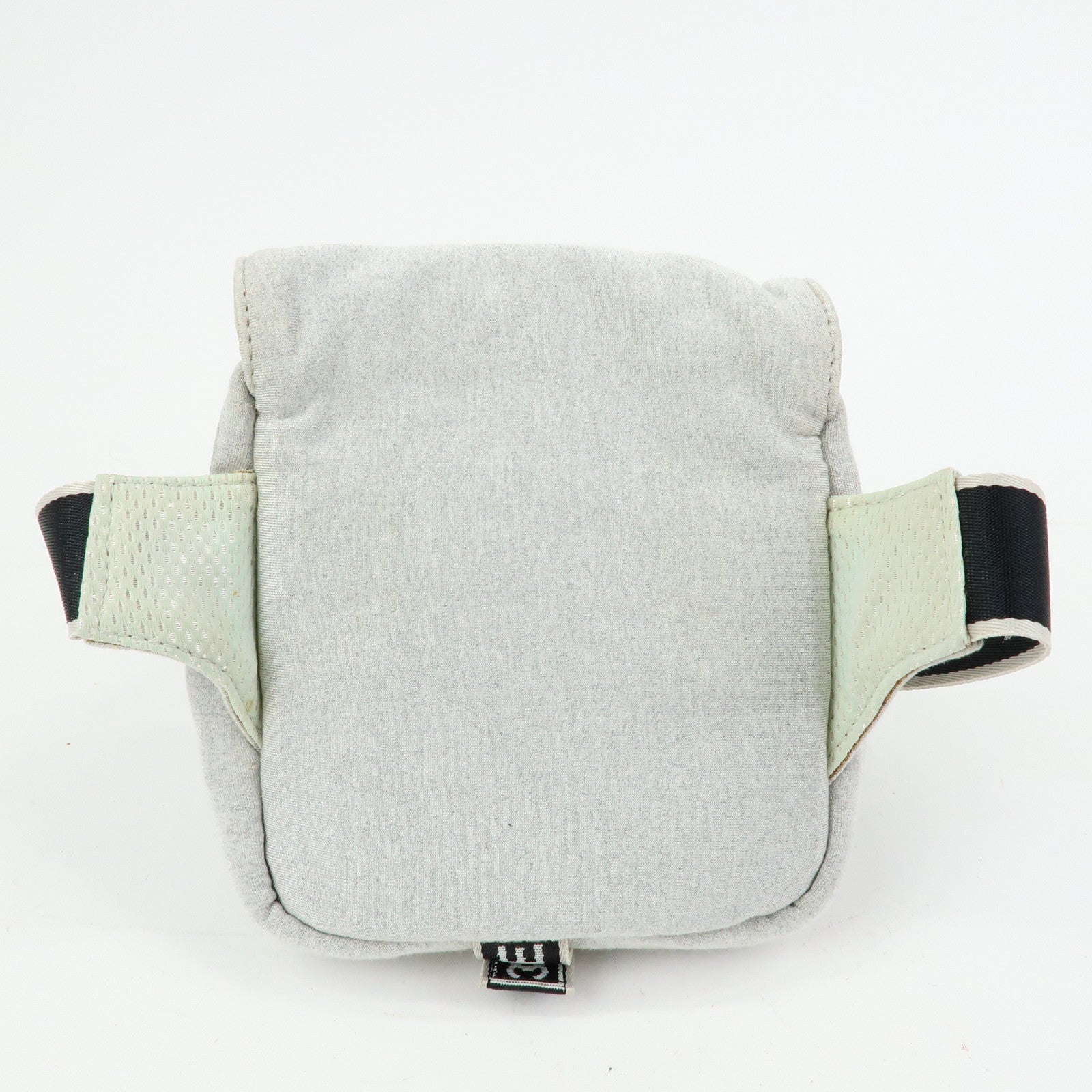 CHANEL CHANEL Sports Cotton Waist Bag Body Bag Gray