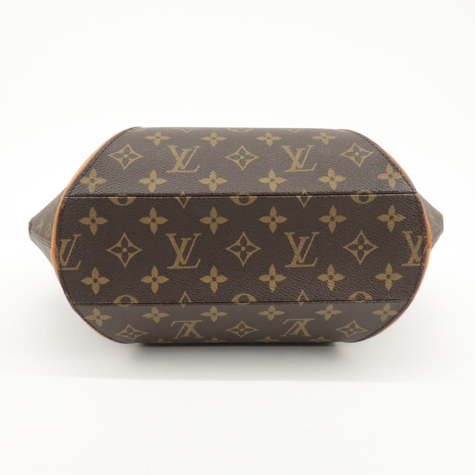 Louis Vuitton Monogram Ellipse MM Hand Bag Brown M51126 Used