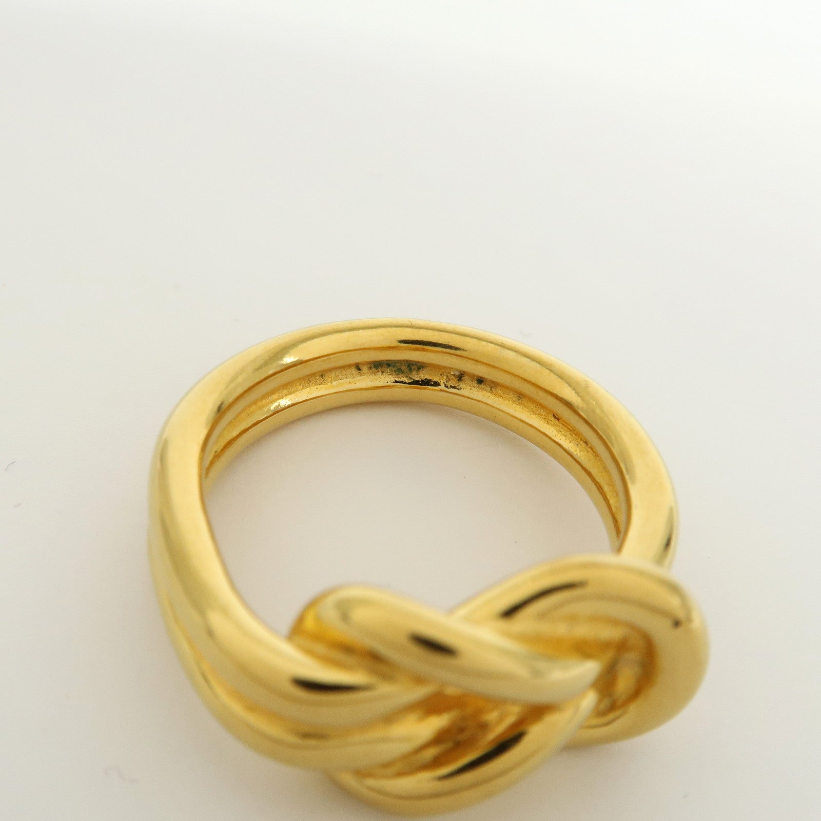 HERMES Atame Metal Scarf Ring Scarf Charm Gold