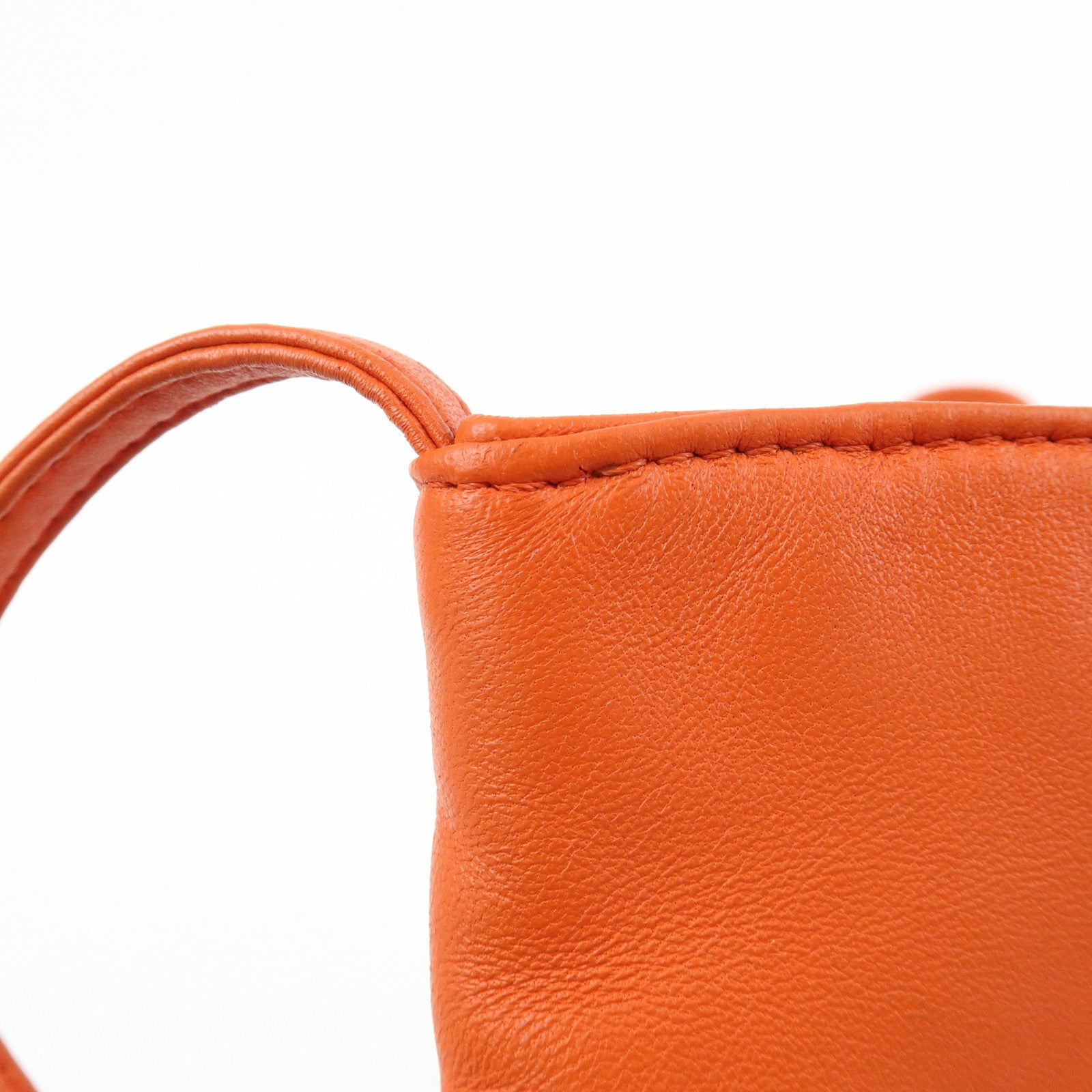 LOEWE Anagram Nappa Leather Mini Shoulder Crossbody Bag Orange