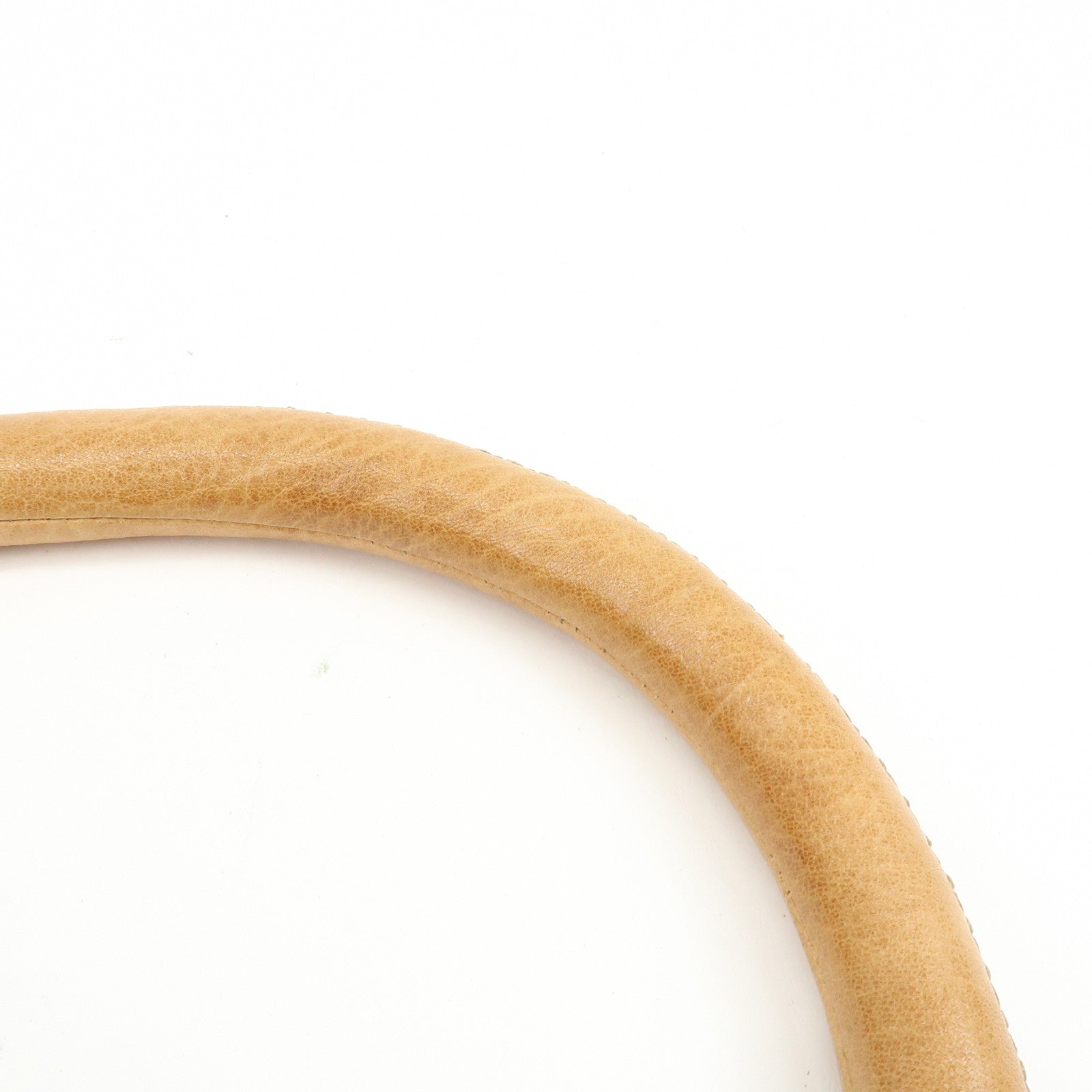 MIU MIU Leather 2Way Bag Hand Bag Shoulder Bag Brown Crystal