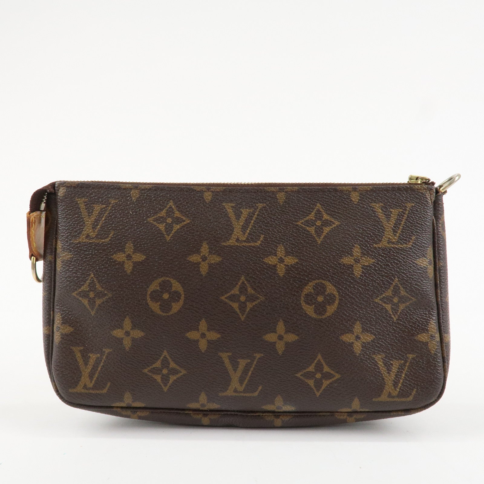 Louis Vuitton Monogram Pochette Accessoires Pouch Hand Bag M51980 Used