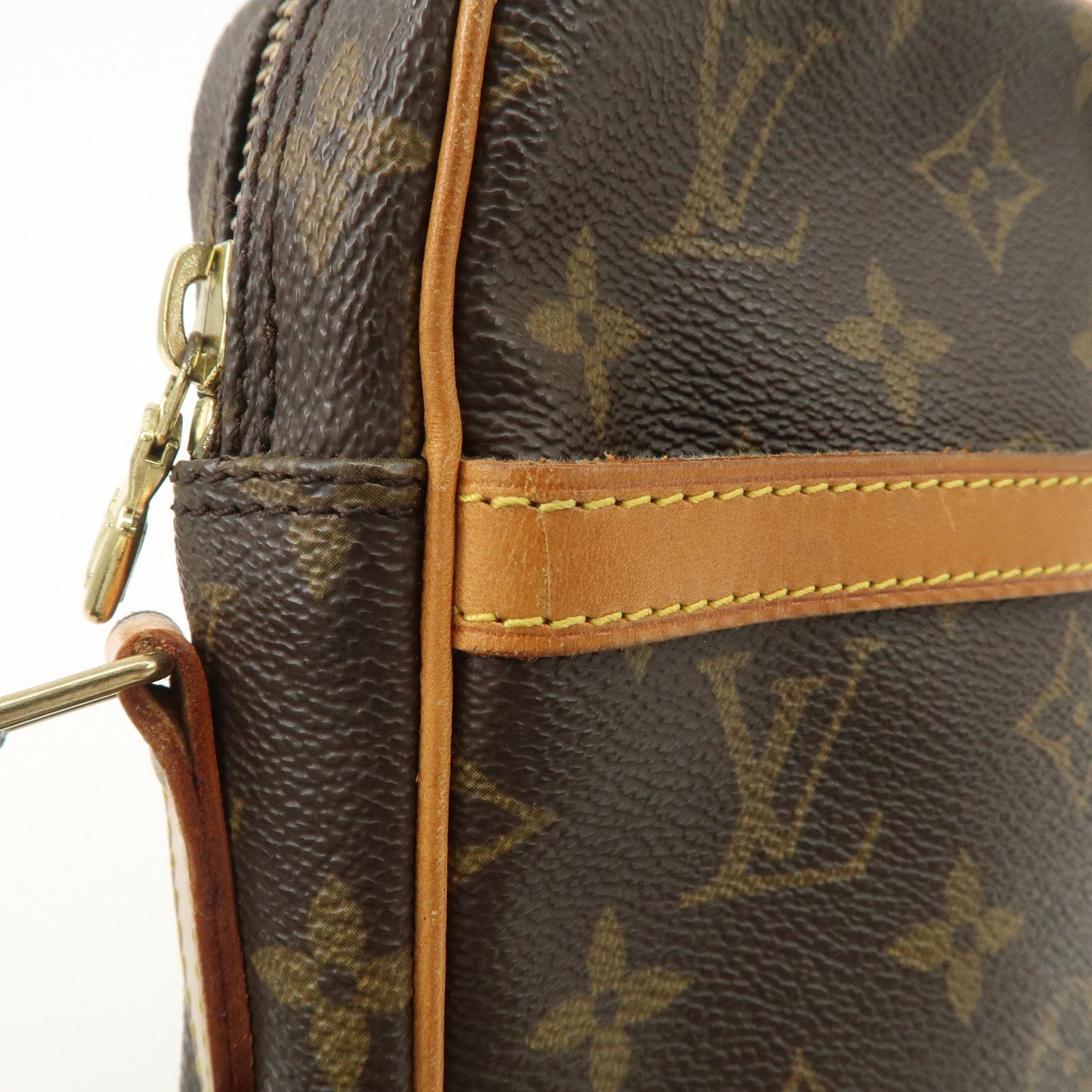 Louis Vuitton Monogram Danube Shoulder Bag Brown M45266 Used