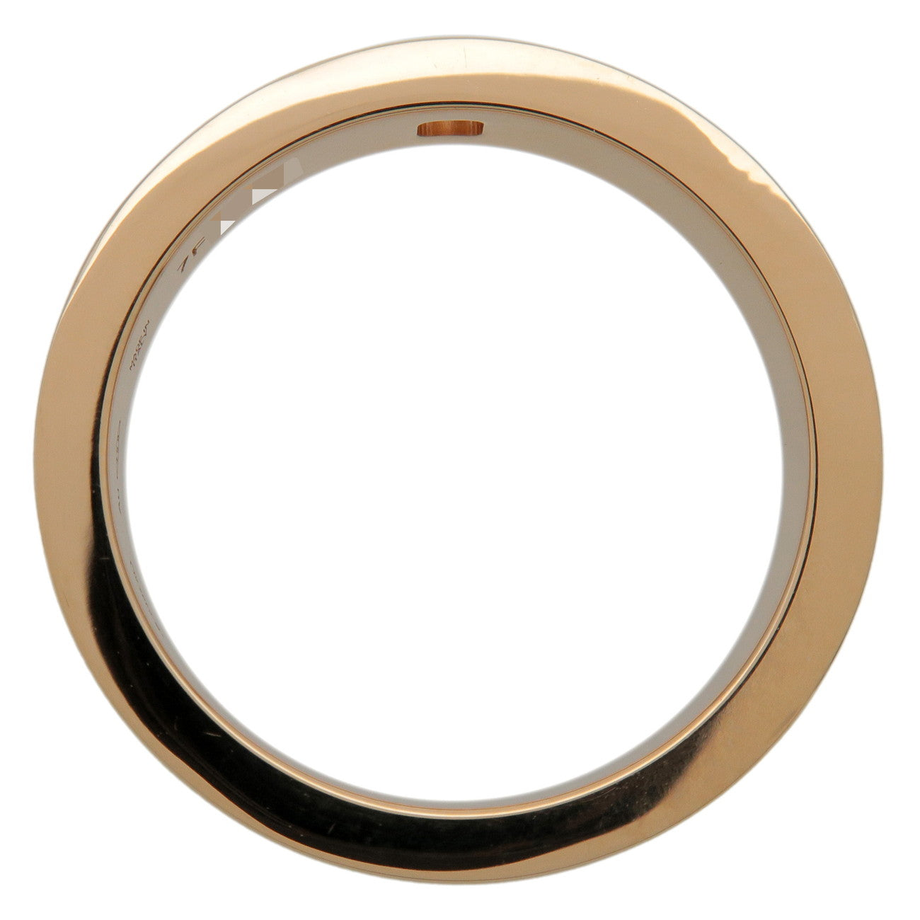 BVLGARI Double Logo 1P Daimond Ring 750YG Yellow Gold US6.5 EU53