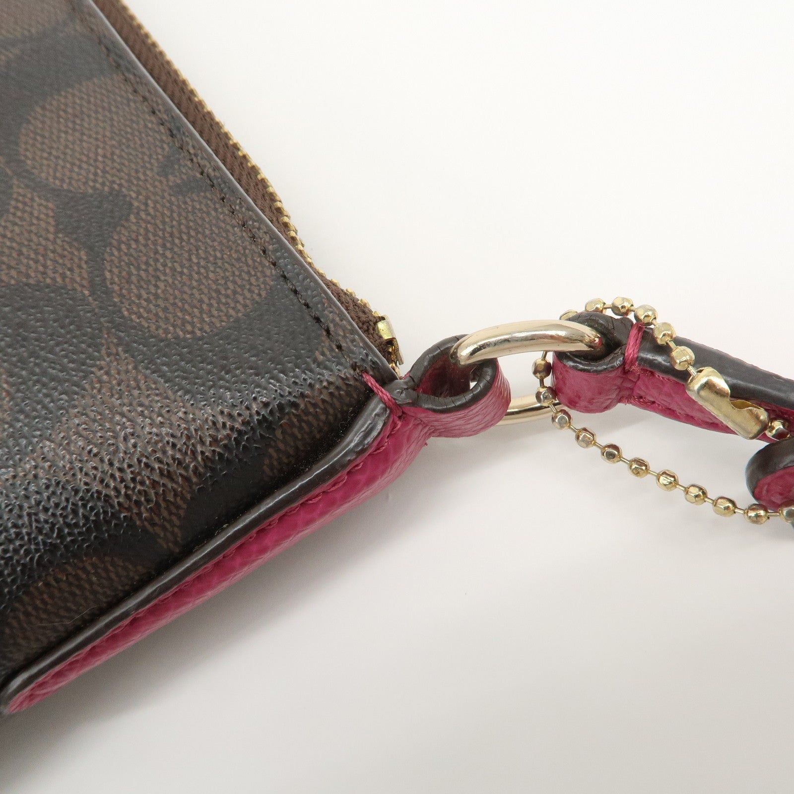 COACH Signature Canvas Leather Set of 2 Shoulder Bag Crossbody Bag