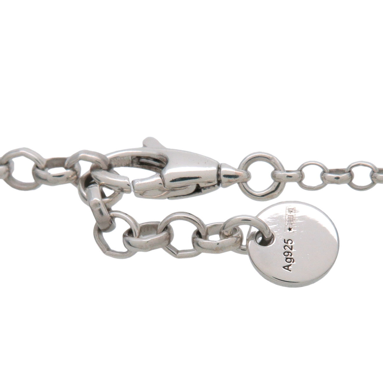 GUCCI Interlocking G Necklace SV925 Silver 455307