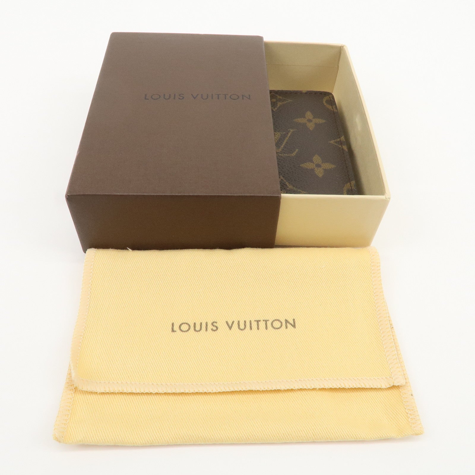 Louis Vuitton Monogram Organizer de Poche Card Case Brown M61732