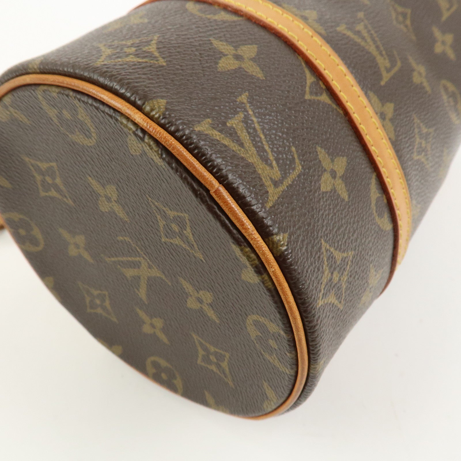 Louis Vuitton Monogram Papillon 26 Hand Bag Brown M51386