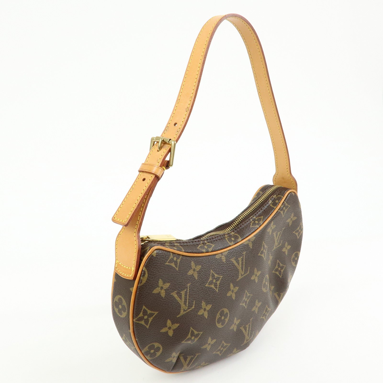 Louis Vuitton Monogram Pochette Croissant Shoulder Hand Bag M51510