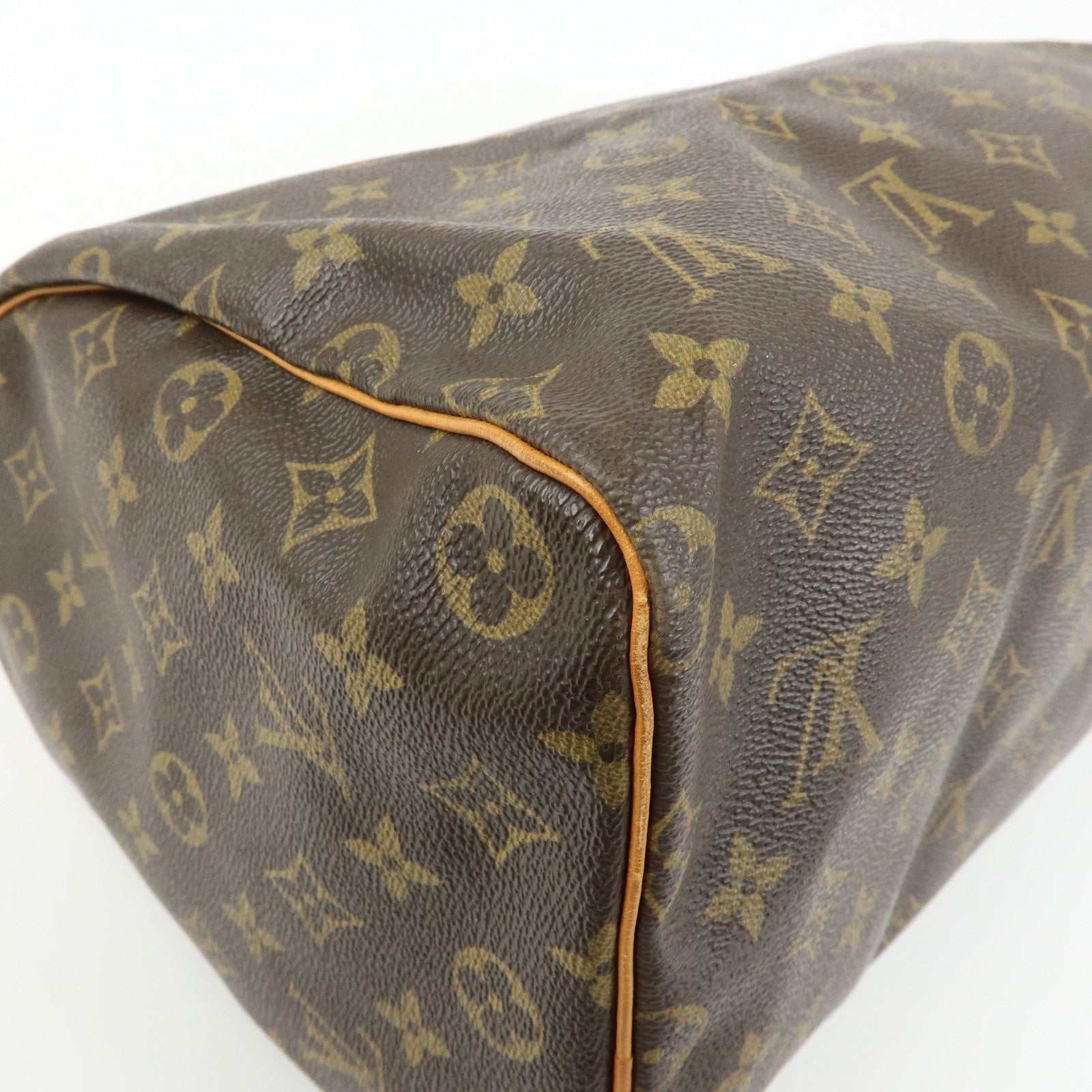 Louis Vuitton Monogram Speedy 40 Hand Bag Boston Bag Brown M41522