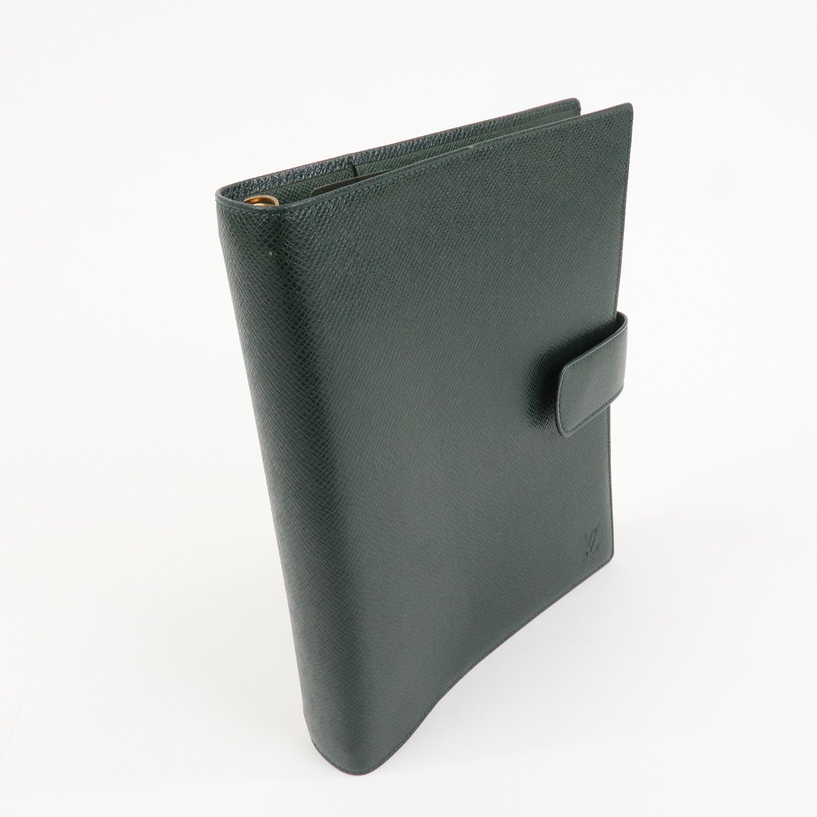 Louis Vuitton Taiga Leather Agenda GM Planner Cover Epicea R20404 Used