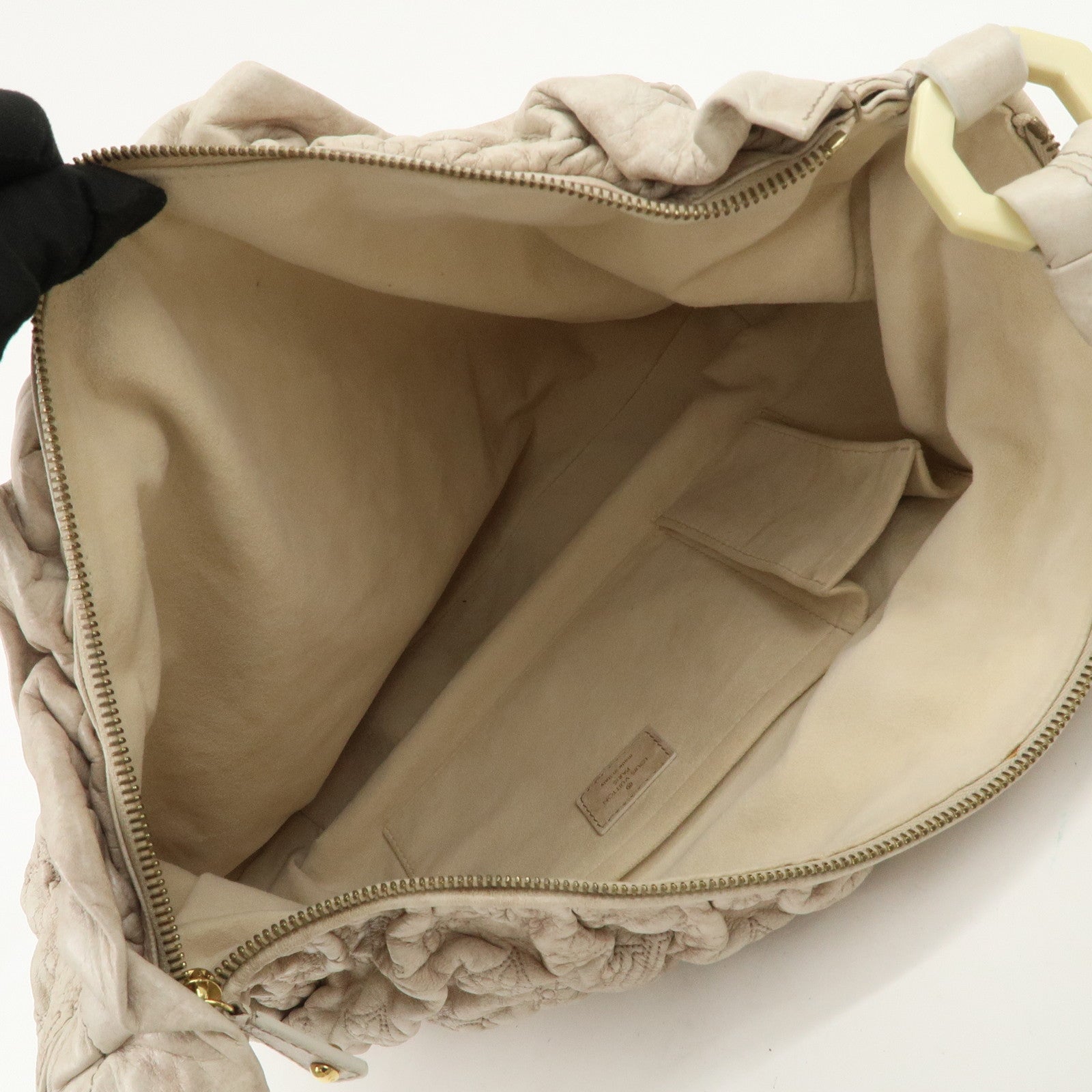 Louis Vuitton Leather Monogram O Lamp Nimbs GM Shoulder Bag M95423 Used