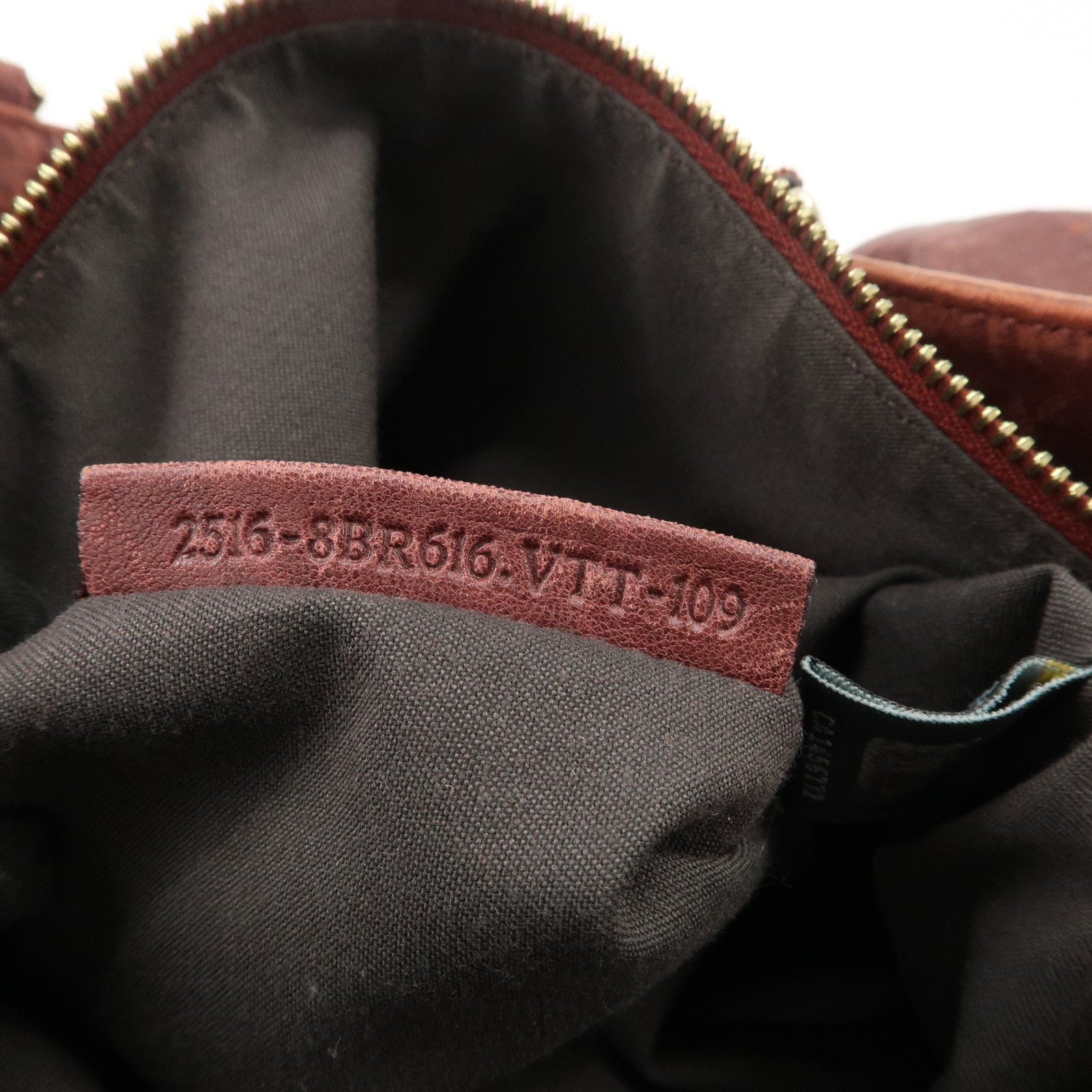 FENDI Mia Logo Leather Chain Tote Bag Shoulder Bag Bordeaux 8BR616