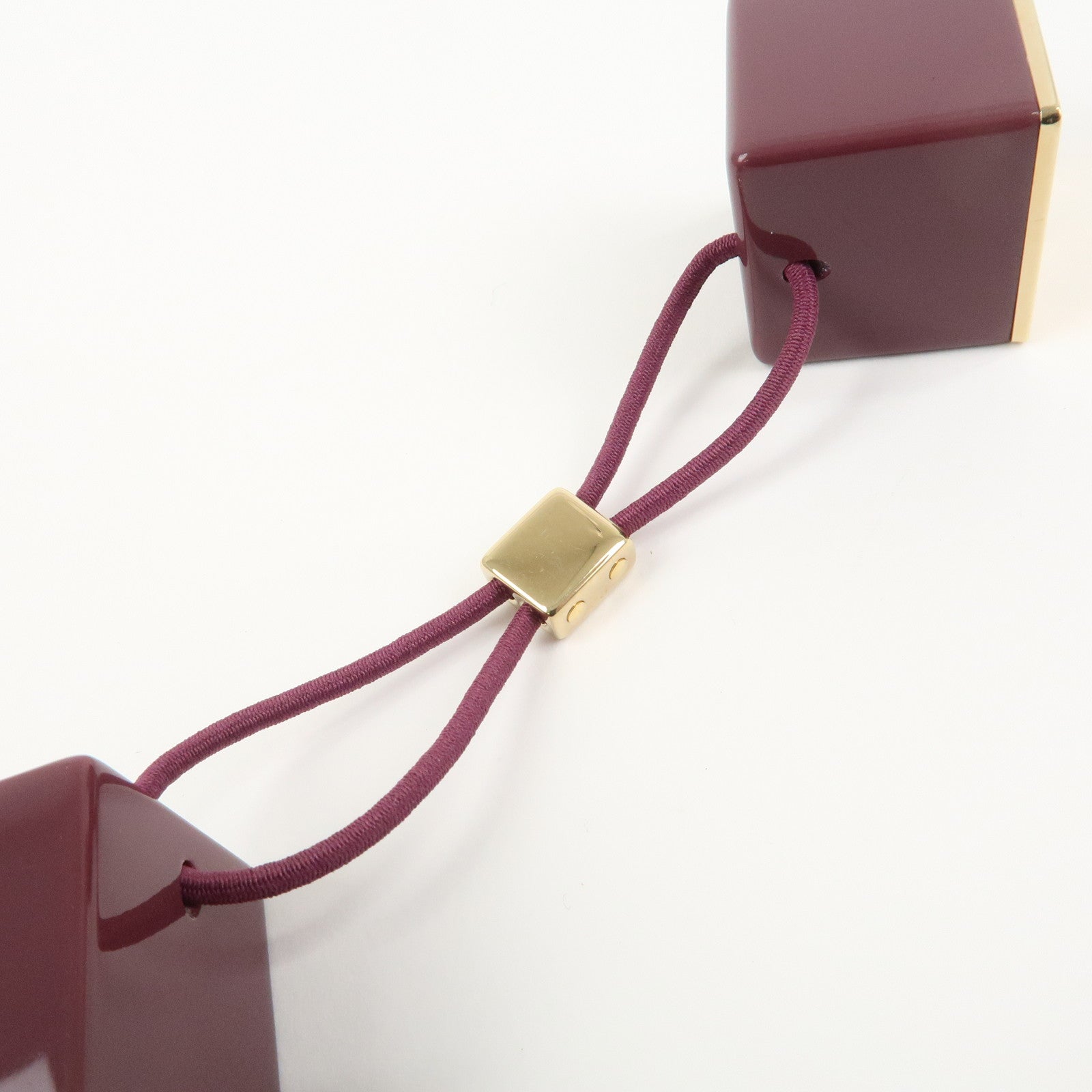 Louis Vuitton Hair Cube Plastic Hair Accessory Purple