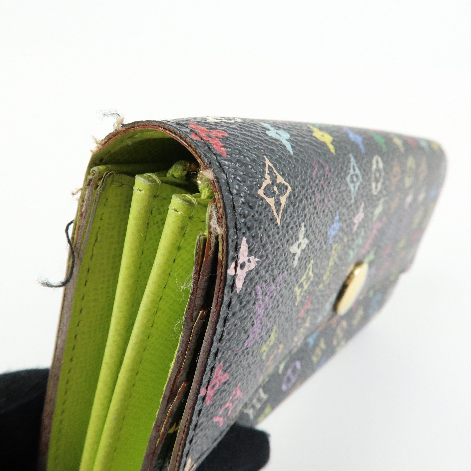 Louis Vuitton Monogram Multicolor Portefeuille Sarah Wallet M93748