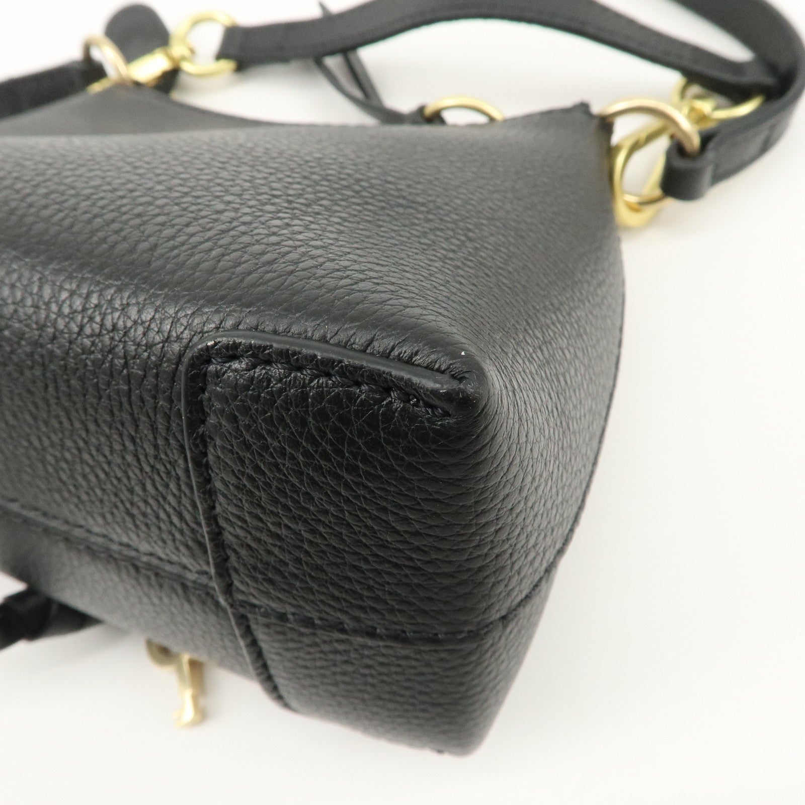 See by Chloe Suede Leather 2Way Shoulder Bag Hand Bag Black Used